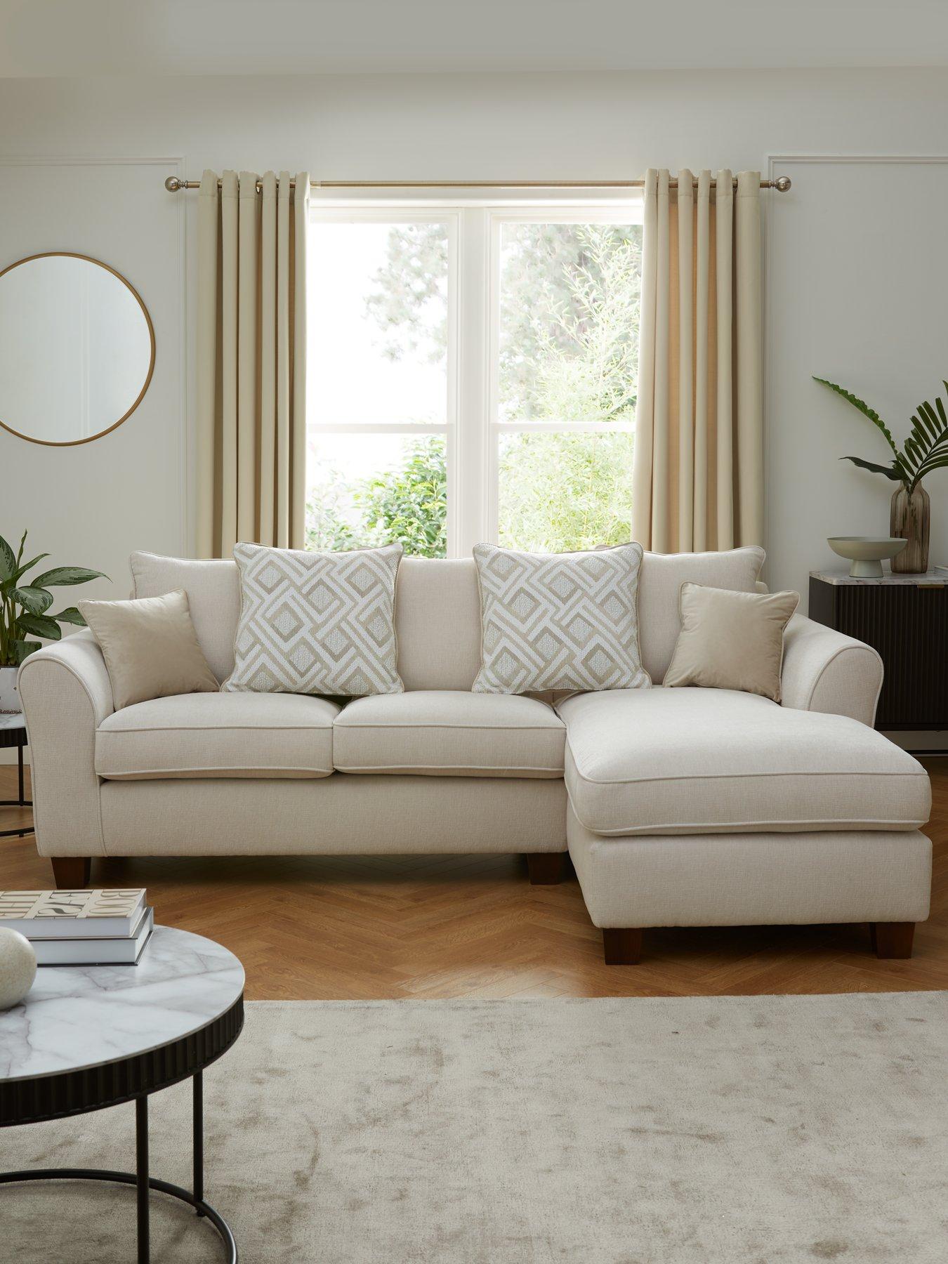 undefined Amore Fabric Right Hand Corner Chaise Sofa - FSC Certified