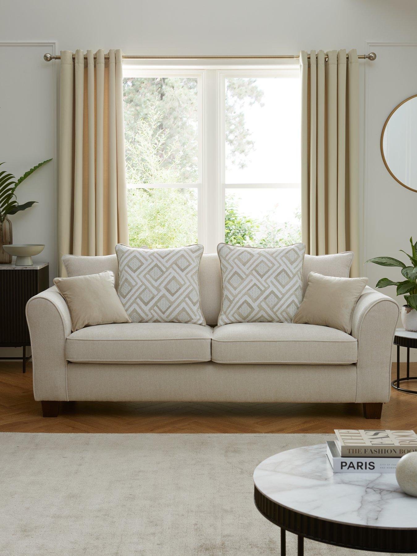 Very Home Amore Fabric 3 Seater - FSC Certified