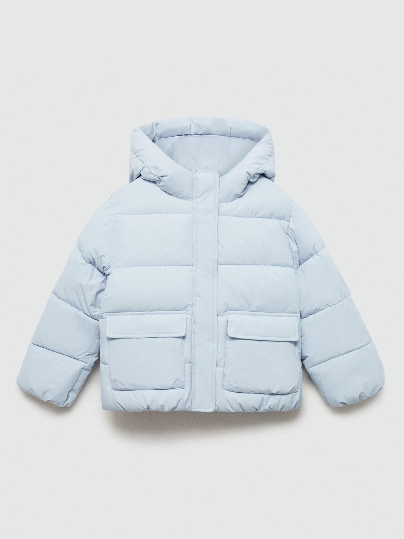 undefined Girls Padded Coat - Light Blue