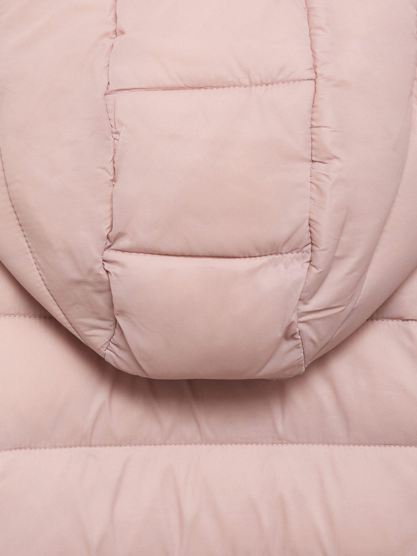 Image 4 of 4 of Mango Girls Padded Jacket - Light Pink