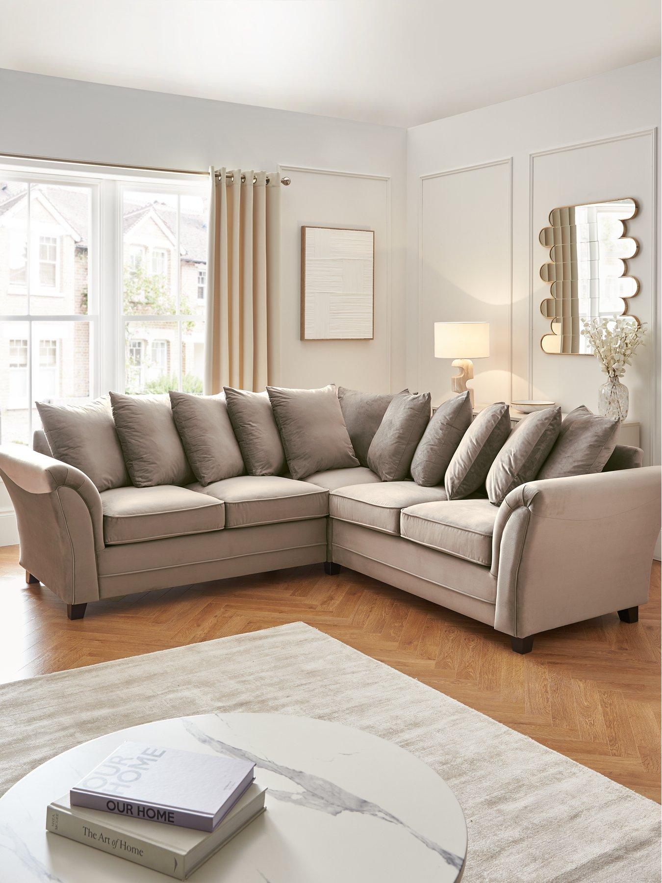 undefined Leila Fabric Corner Group Sofa - FSC Certified