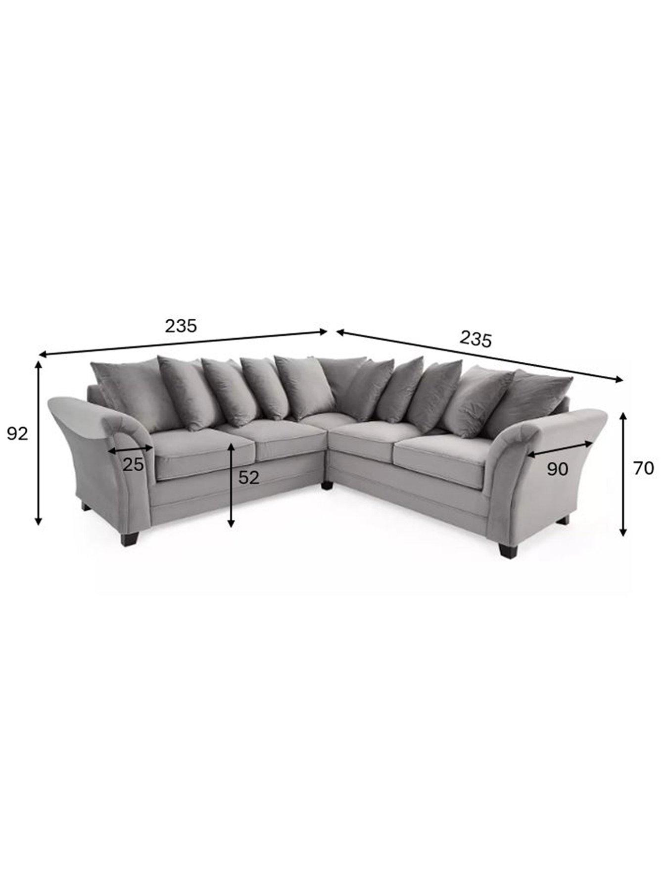 Image 6 of 7 of The Very Collection Leila Fabric&nbsp;Corner Group Sofa&nbsp;- FSC Certified