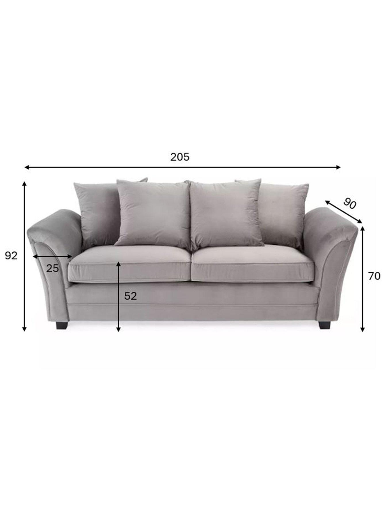 Image 6 of 7 of The Very Collection Leila Fabric&nbsp;3 Seater Sofa&nbsp;- FSC Certified