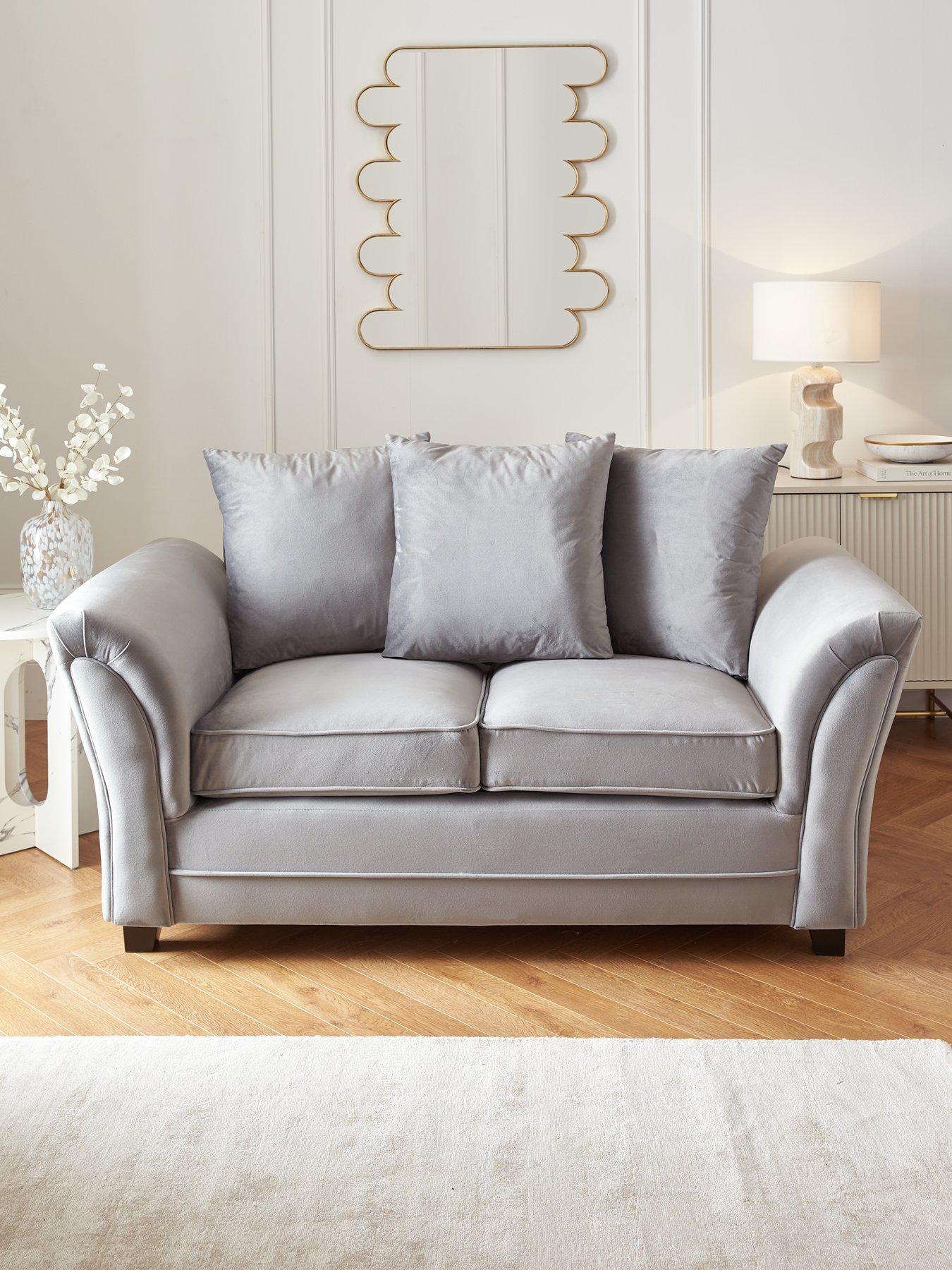 undefined Leila Fabric 2 Seater Sofa - FSC Certified