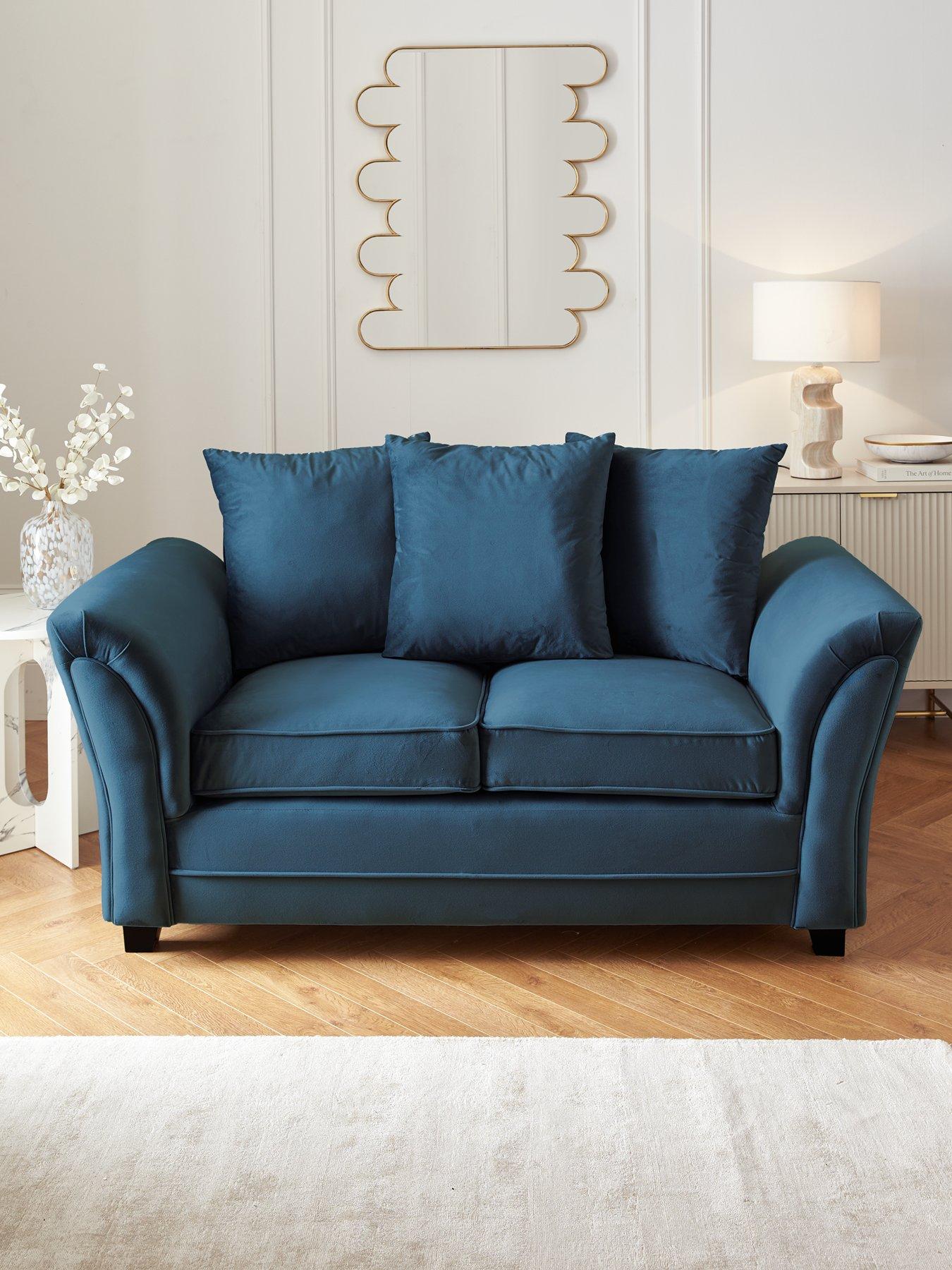 undefined Leila Fabric 2 Seater Sofa - FSC Certified