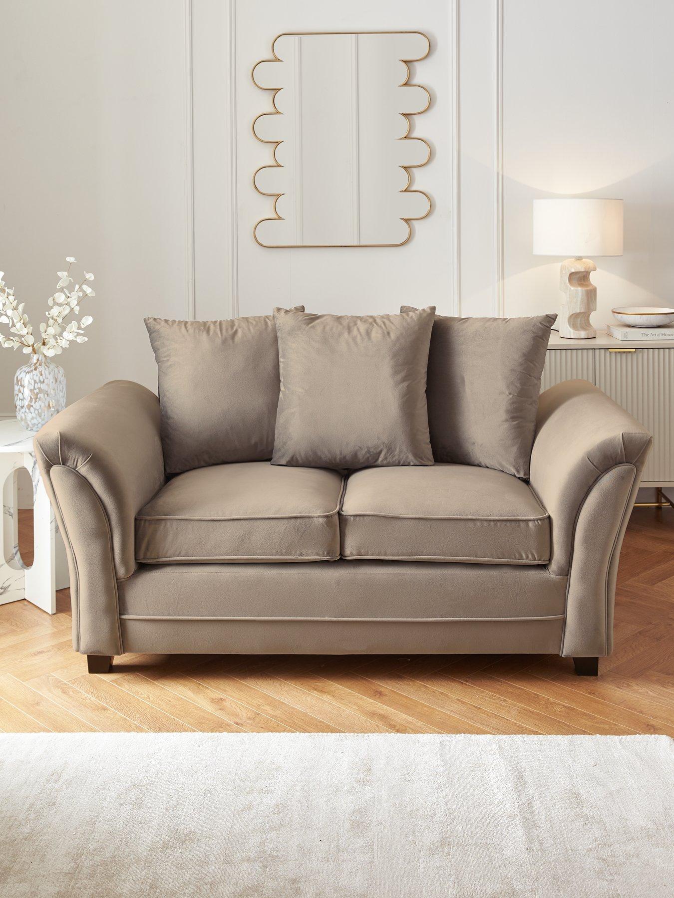 undefined Leila Fabric 2 Seater Sofa - FSC Certified