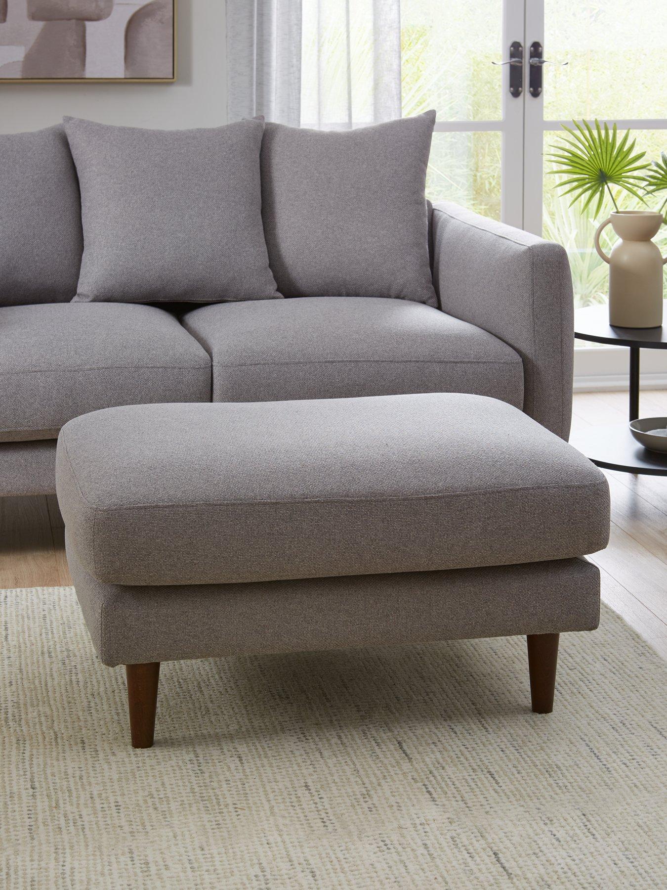 undefined Maine Fabric Footstool - FSC Certified