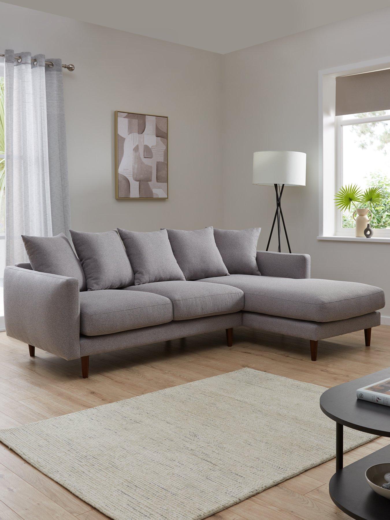 Product photograph of Everyday Maine Right Hand Fabric Corner Group Sofa - Fsc Certified from very.co.uk