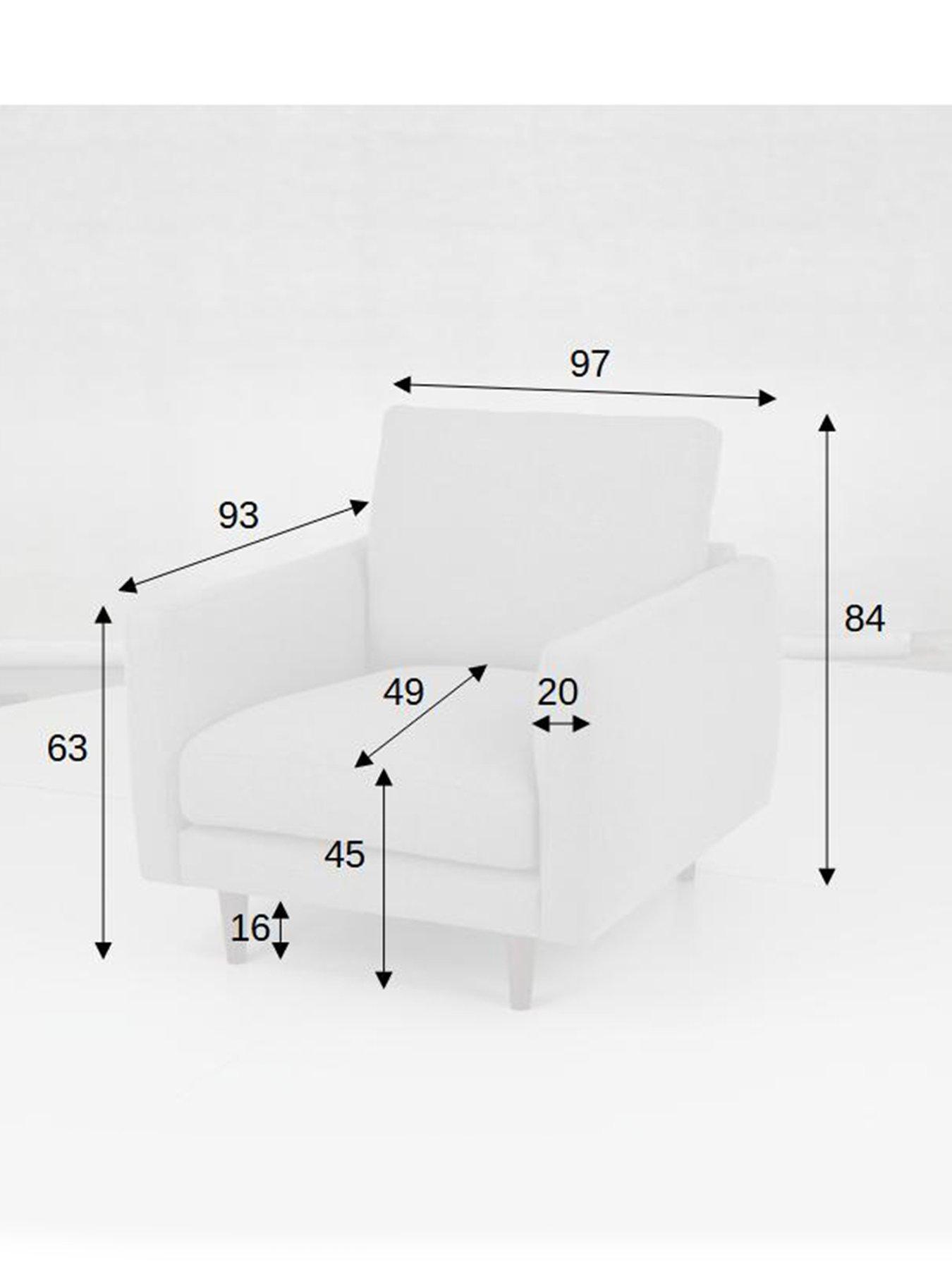 Image 6 of 7 of Everyday Maine Fabric Armchair&nbsp;- FSC Certified