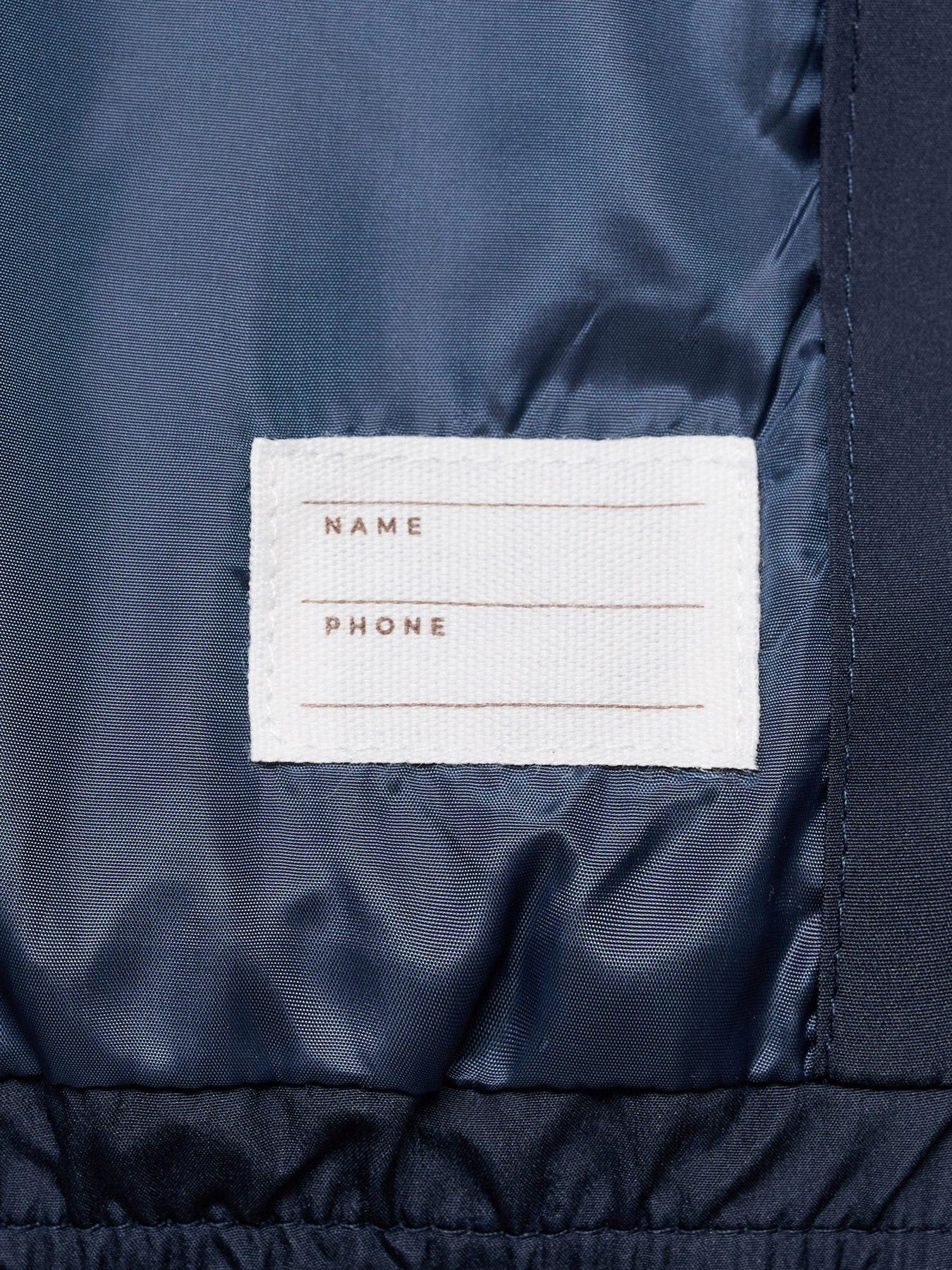 Image 3 of 4 of Mango Girls Toggle Detail Padded Coat - Navy