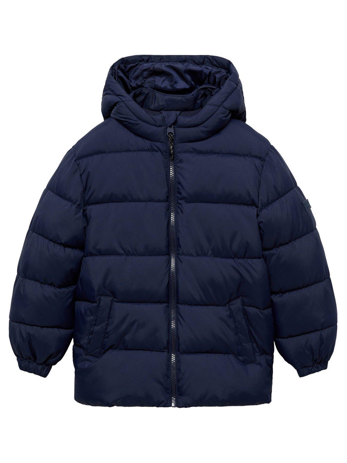 Mango Boys Padded Coat Navy Very
