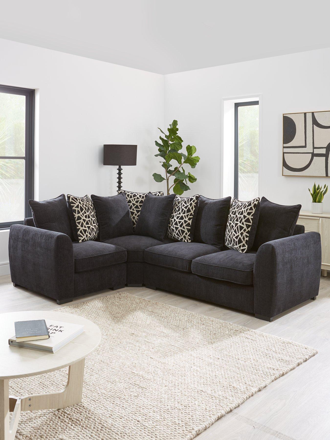 Product photograph of Very Home Payton Fabric Left Hand Corner Group Chaise Sofa - Fsc Certified from very.co.uk