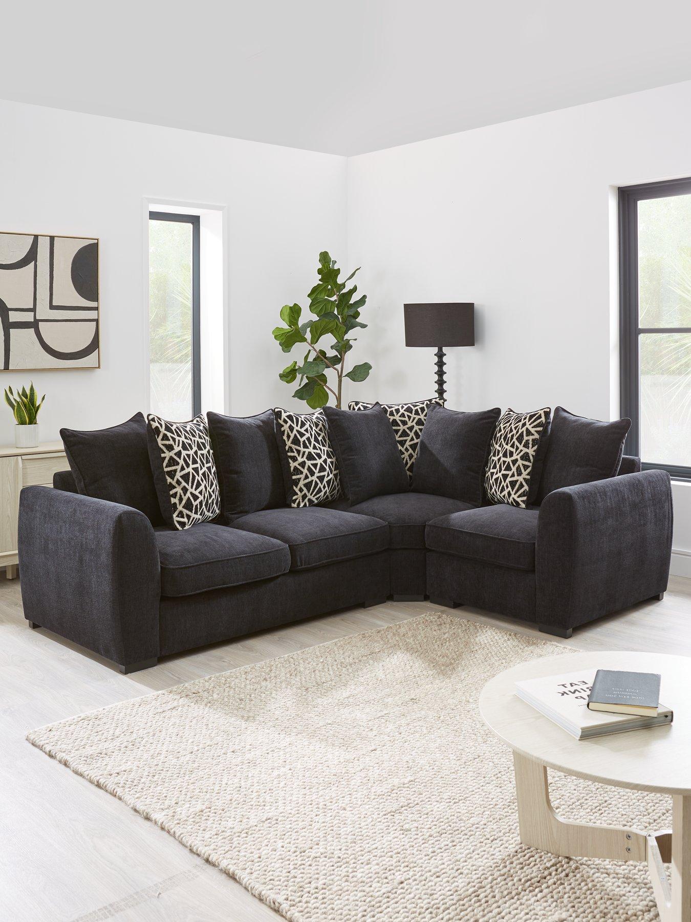 Product photograph of Very Home Payton Right Hand Corner Group Chaise Sofa - Fsc Certified from very.co.uk