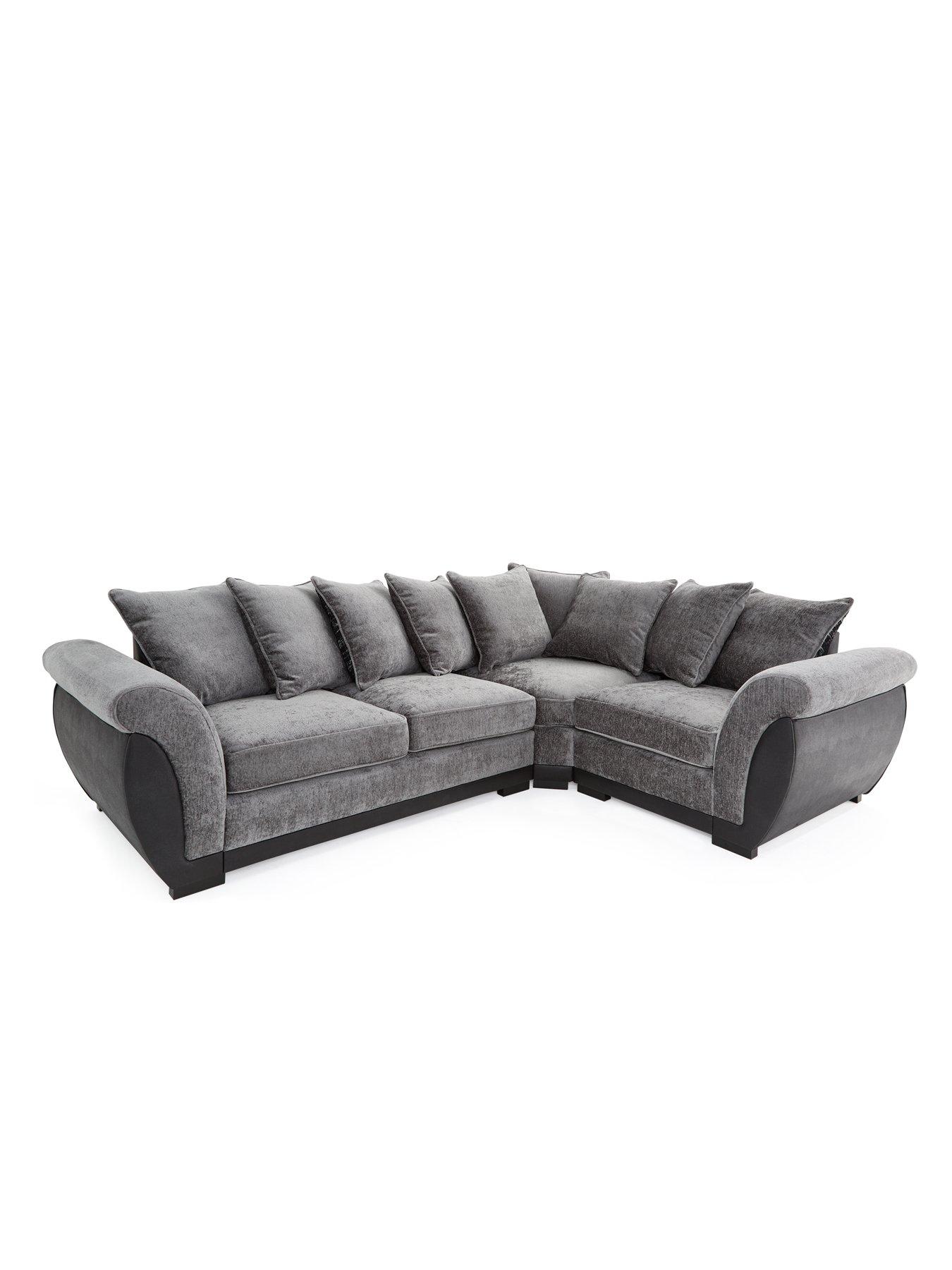 Image 7 of 7 of The Very Collection Lana Fabric and Faux Leather Right&nbsp;Hand Corner Group&nbsp;- FSC Certified