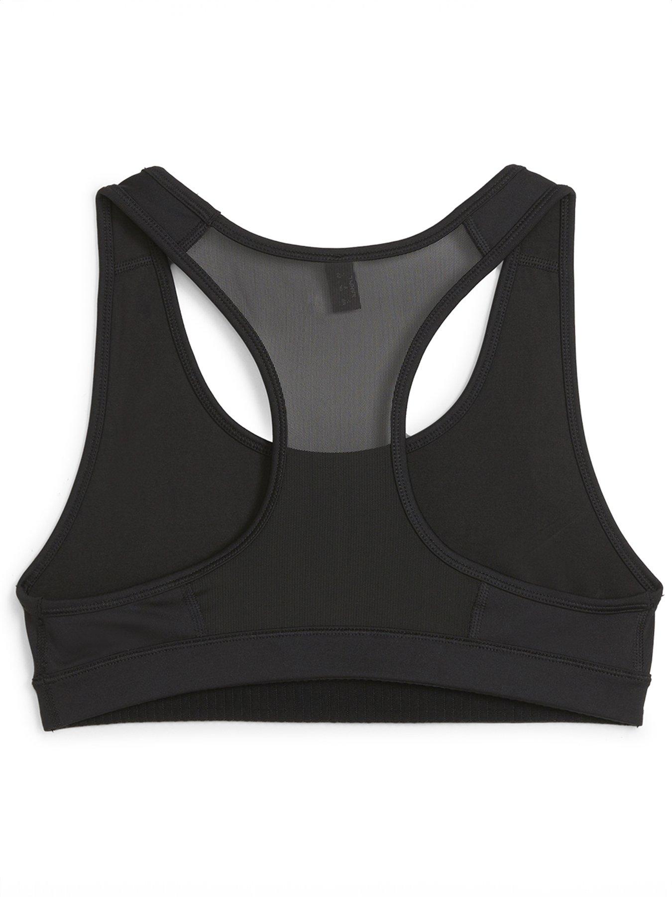 Puma Womens Training 4 Keeps Sports Bra Black Very