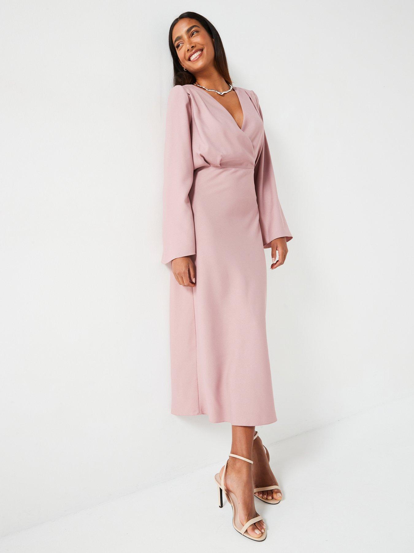 Dresses V by Very Midi Dresses long sleeve Women Very