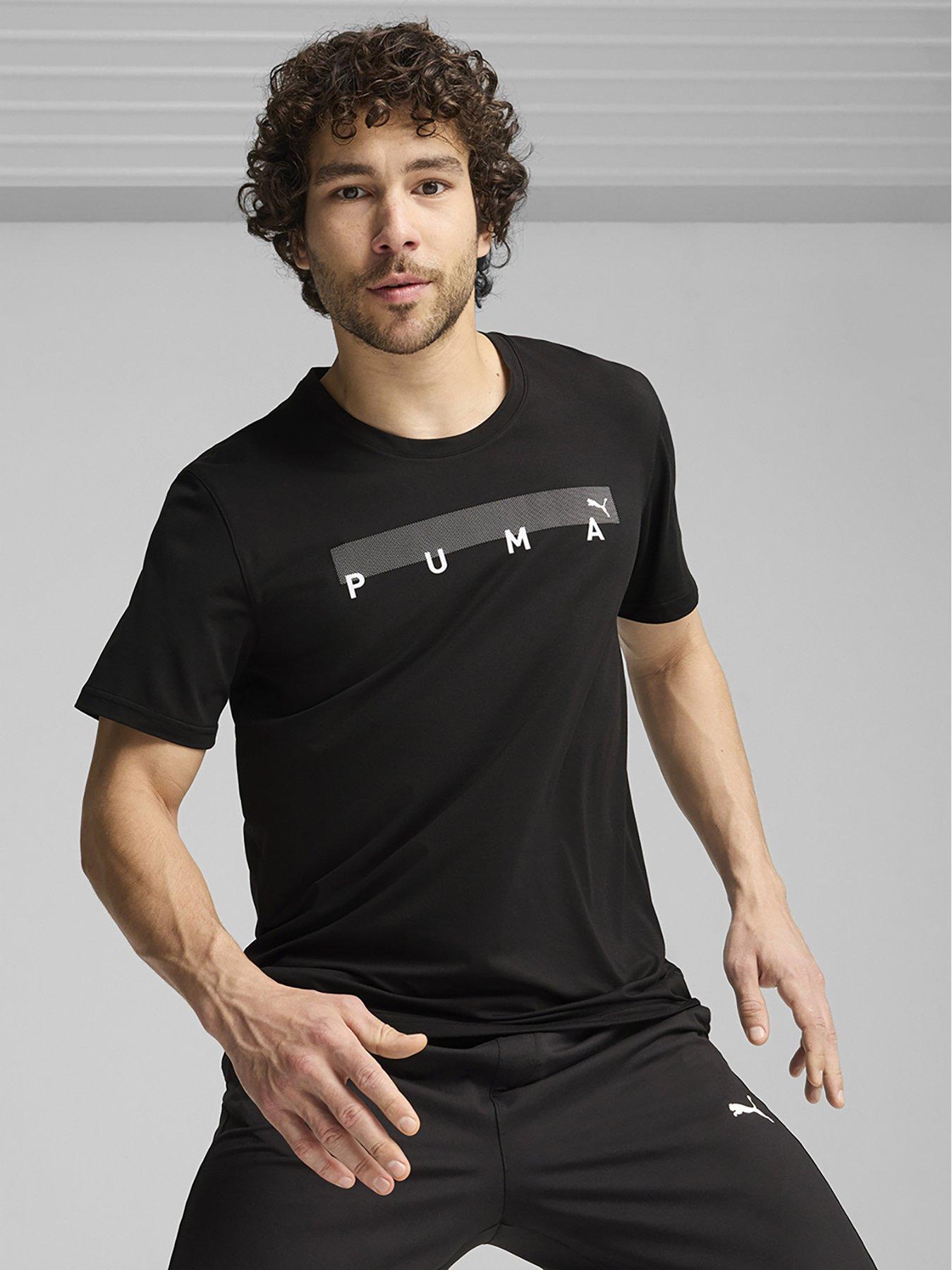 undefined Mens Training Energy Cloudspun Graphic Tee - Black