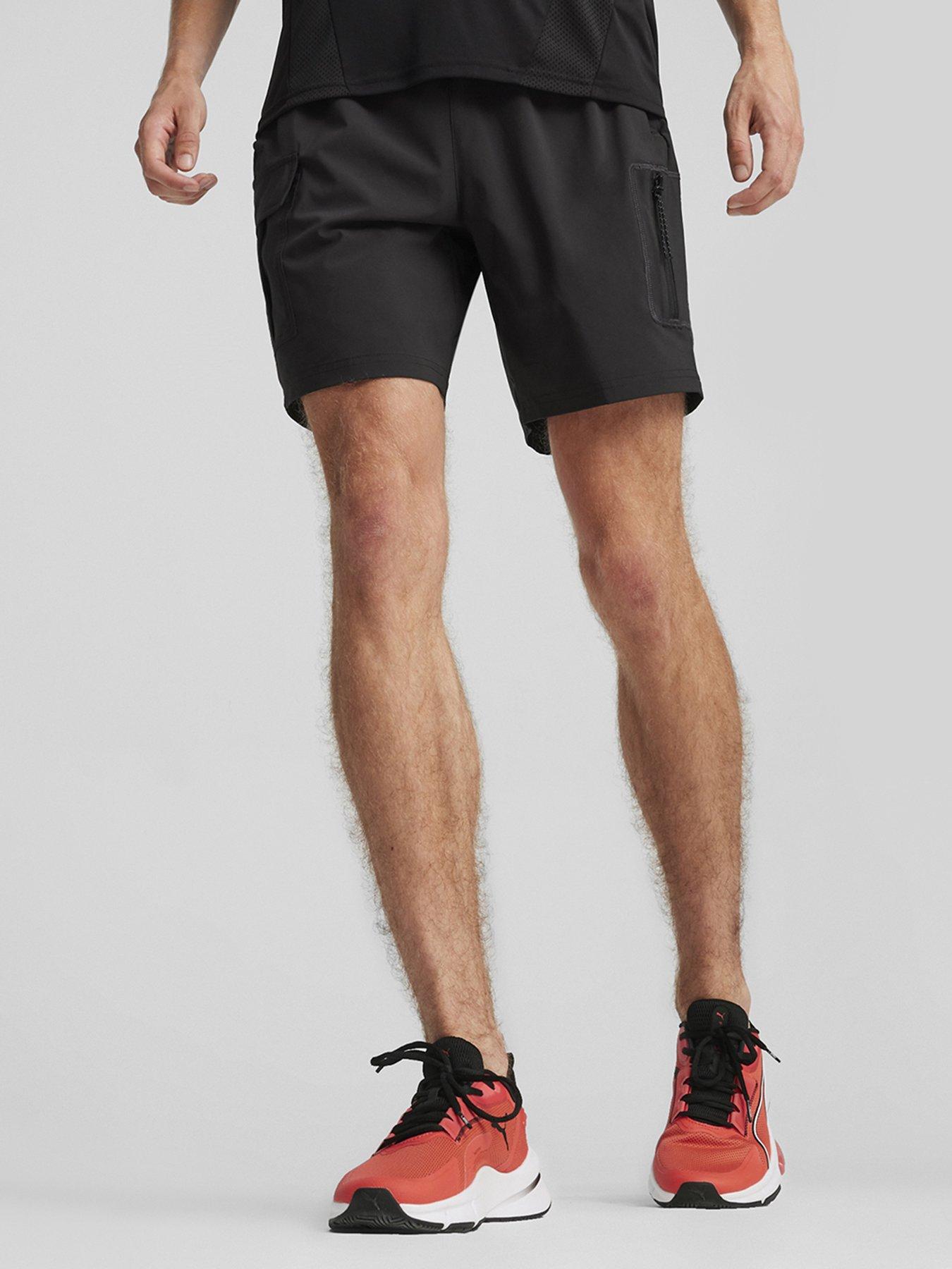 Puma Mens Training Flex 7 Woven Cargo Short Black Very