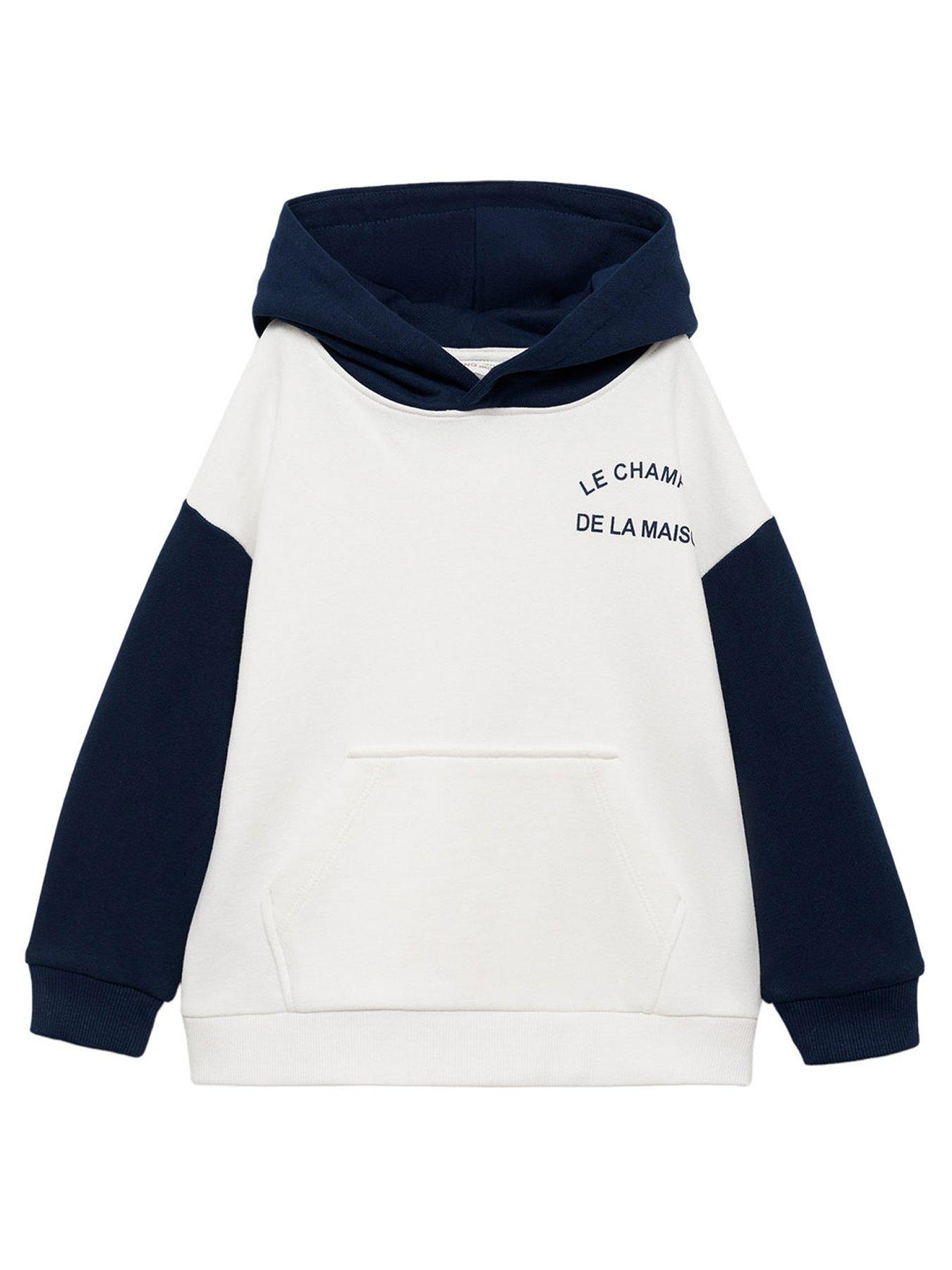 Boys white hoody sale