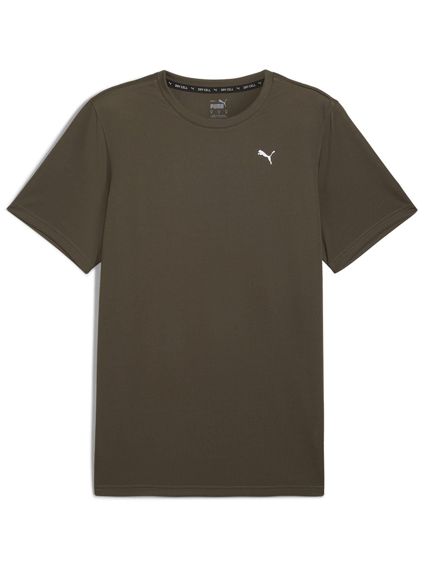 undefined Mens Training Performance Tee - Khaki