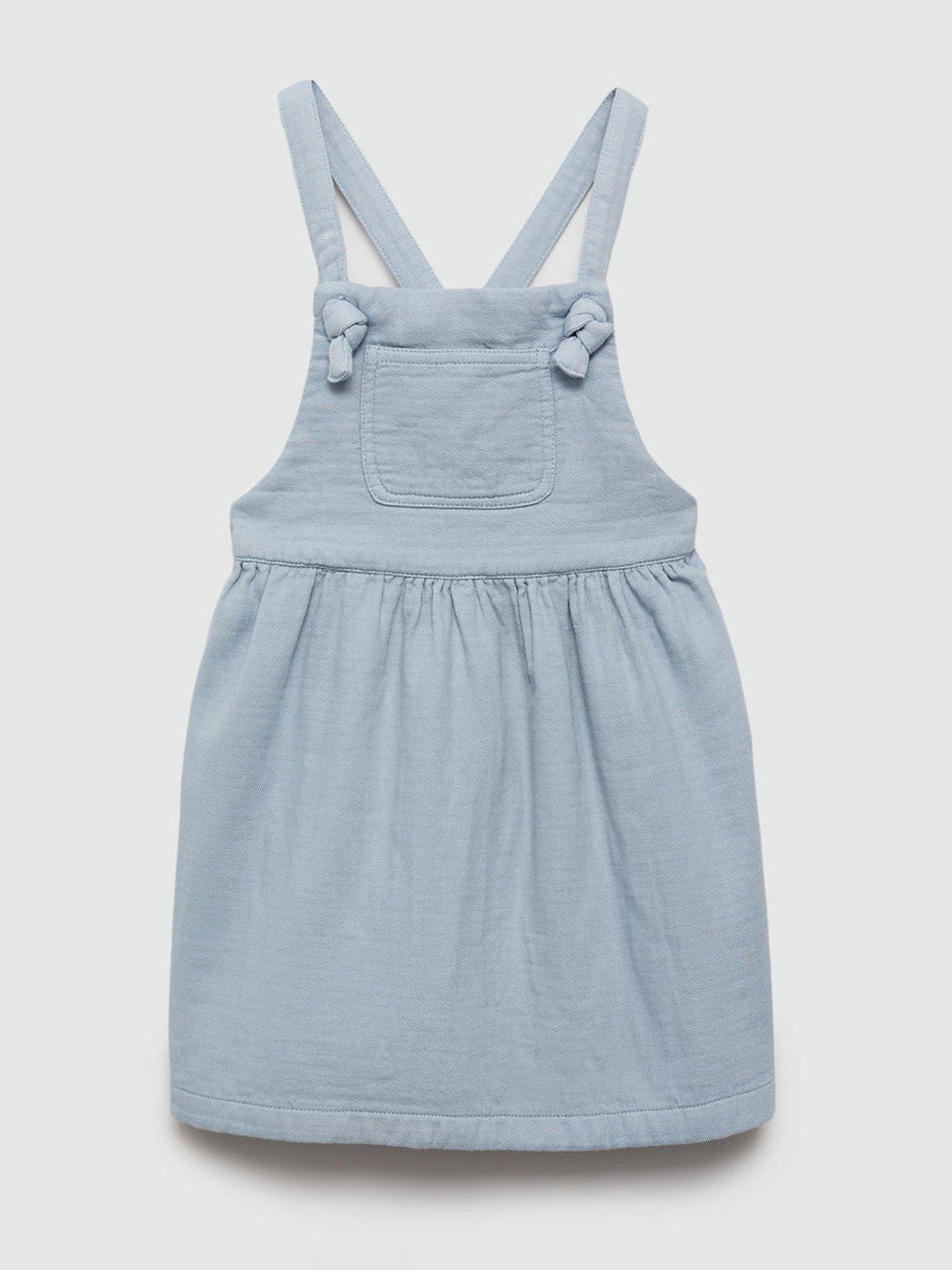 Light blue dungaree dress clearance