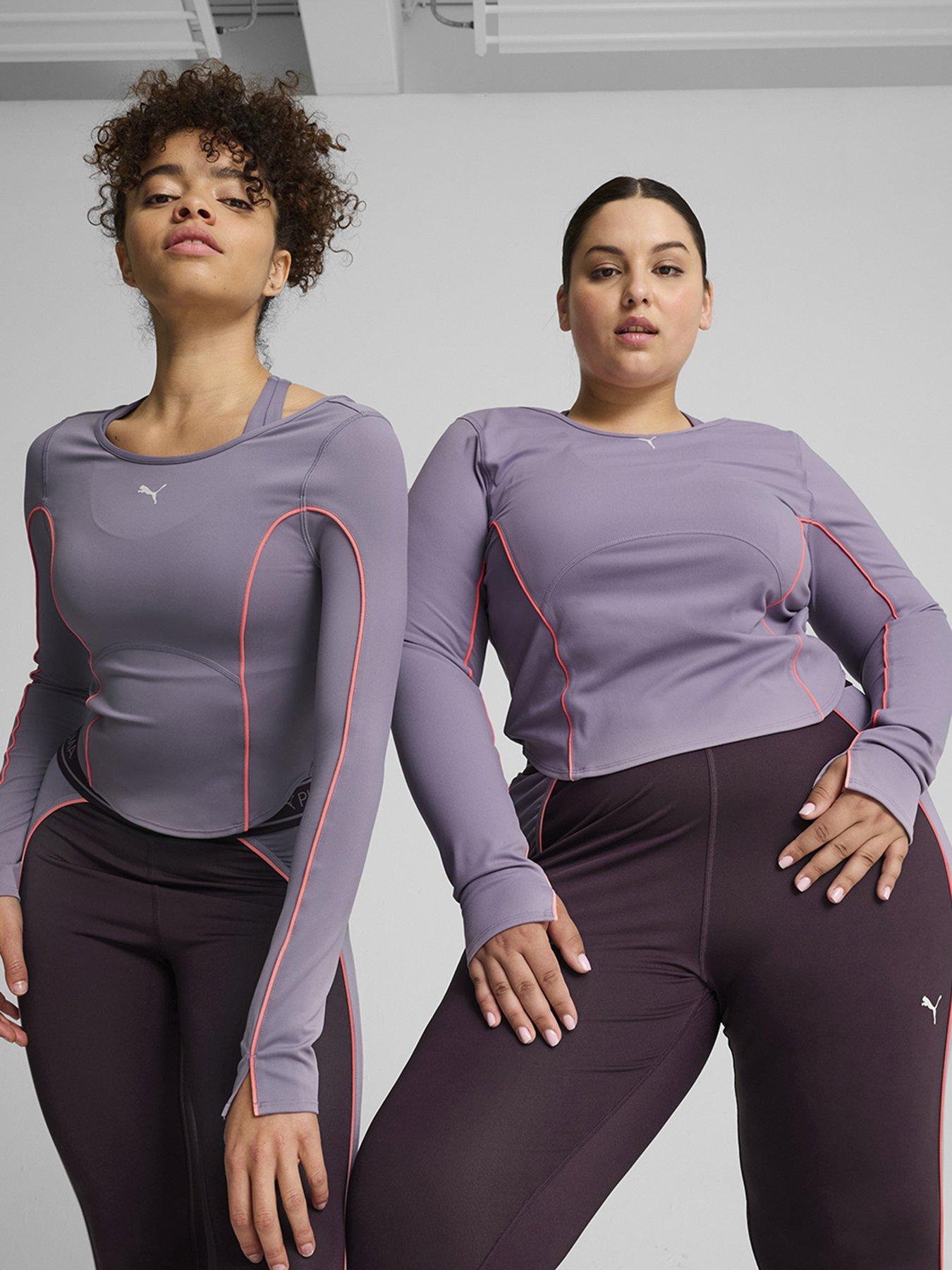 Womens Training Cloudspun Long Sleeve Top Purple