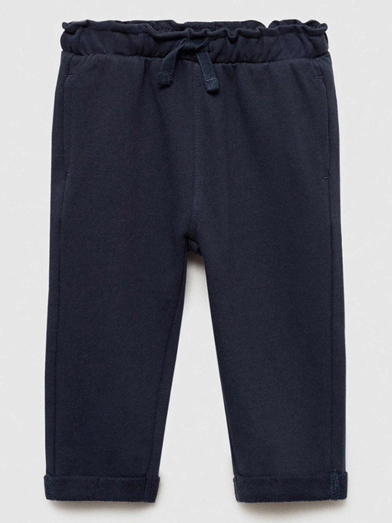 undefined Younger Girls Straight Joggers - Navy