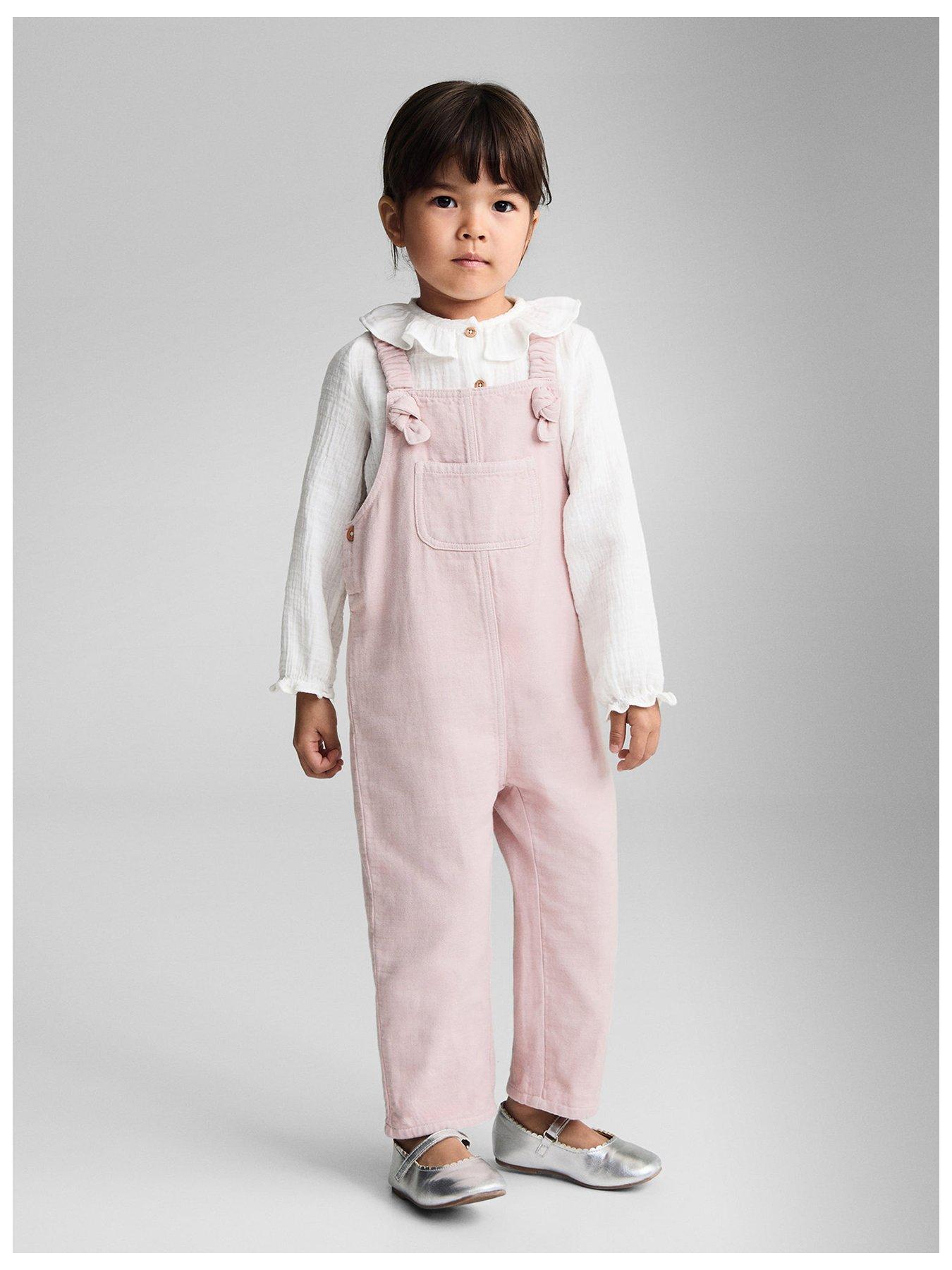 Baby girl dungarees 9 12 months hotsell