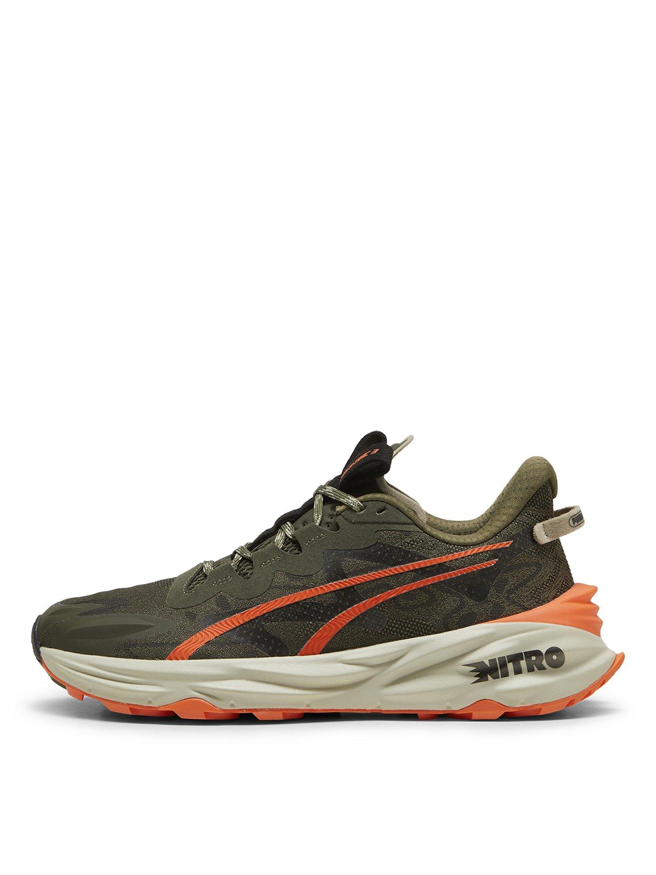 Mens Running Fast Trac Nitro 3 Trainers Khaki