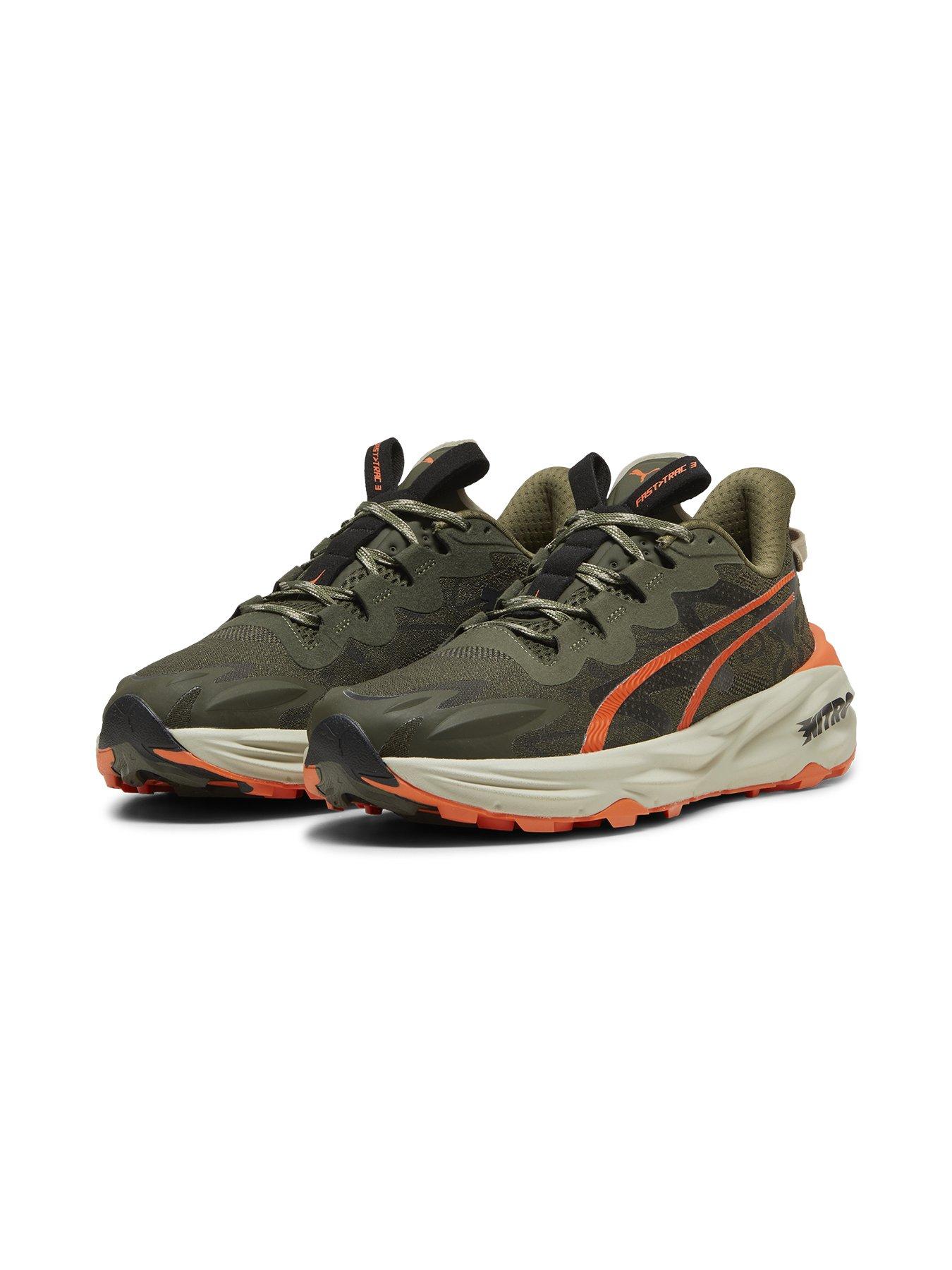 Mens Running Fast Trac Nitro 3 Trainers Khaki