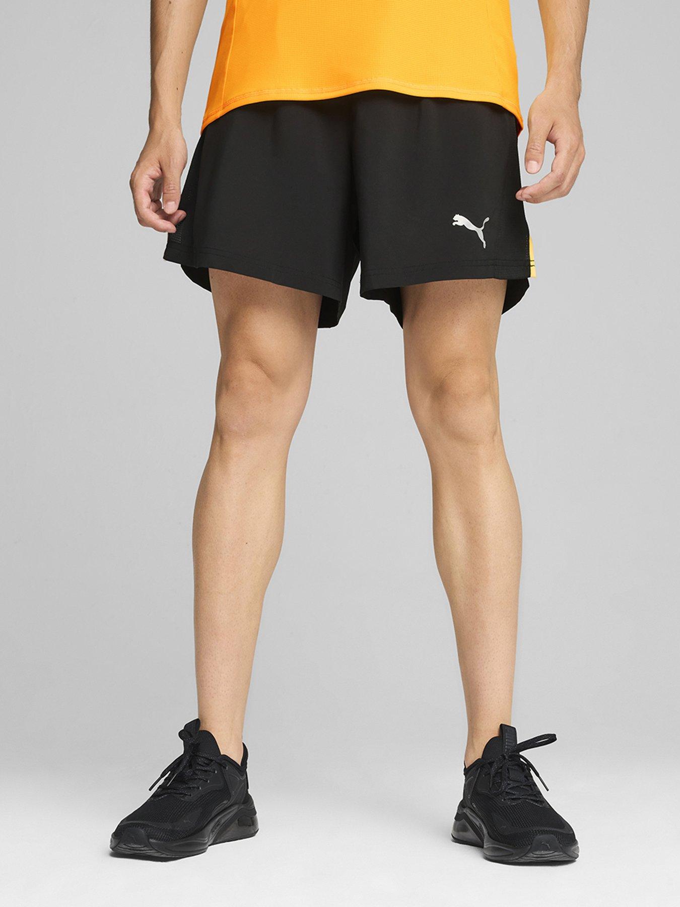 puma mens running favorite velocity woven 2in1 short m - black
