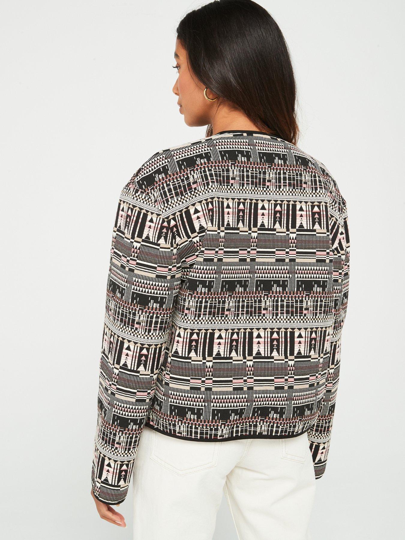 Image 2 of 5 of V by Very Printed Quilted Trophy Jacket - Multi&nbsp;