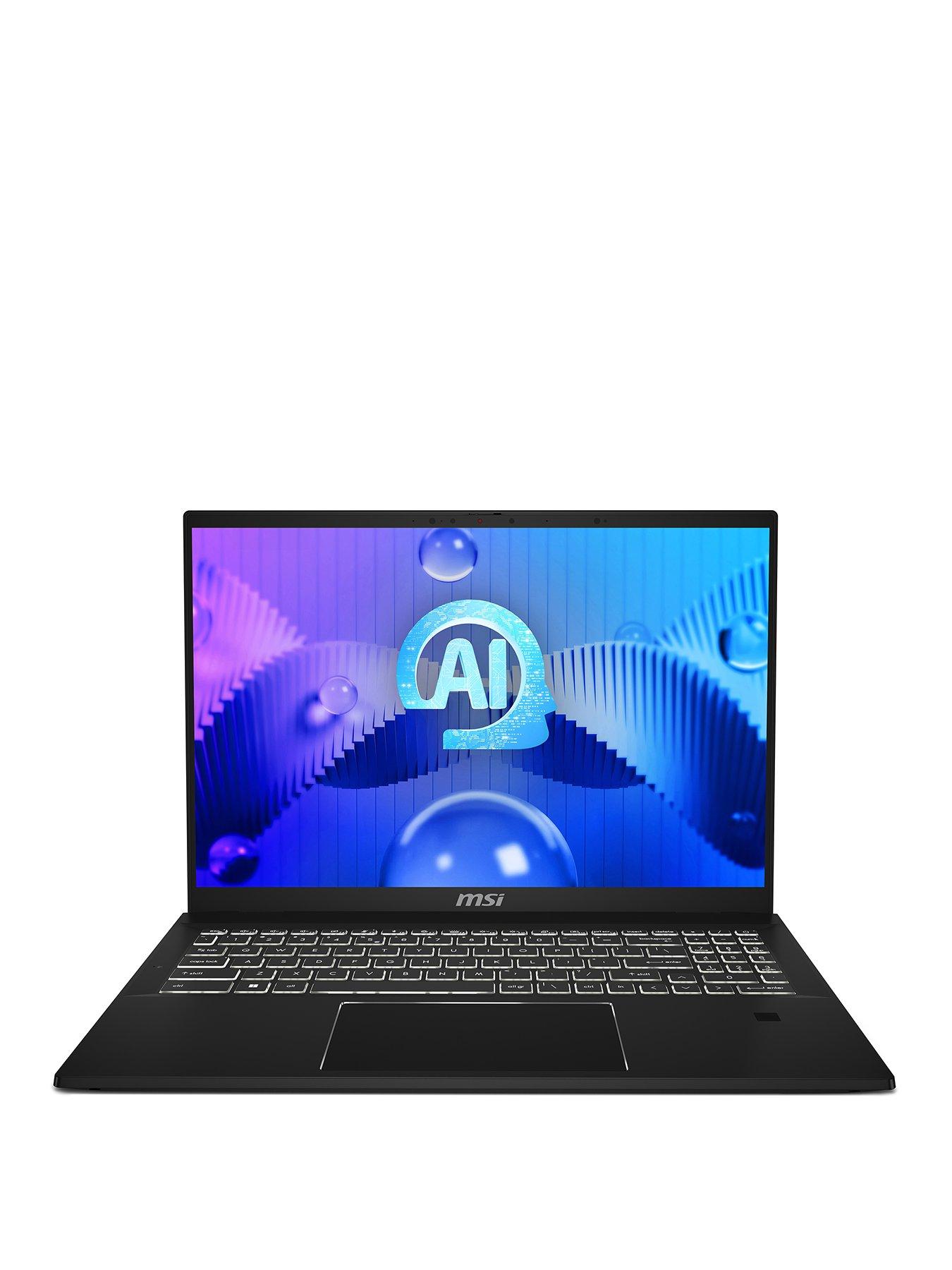 Image of MSI Summit E16 AI Evo Laptop - 16in QHD+ 2560x1600 - Intel Core Ultra 7 - 32GB RAM - 1TB SSD - Black