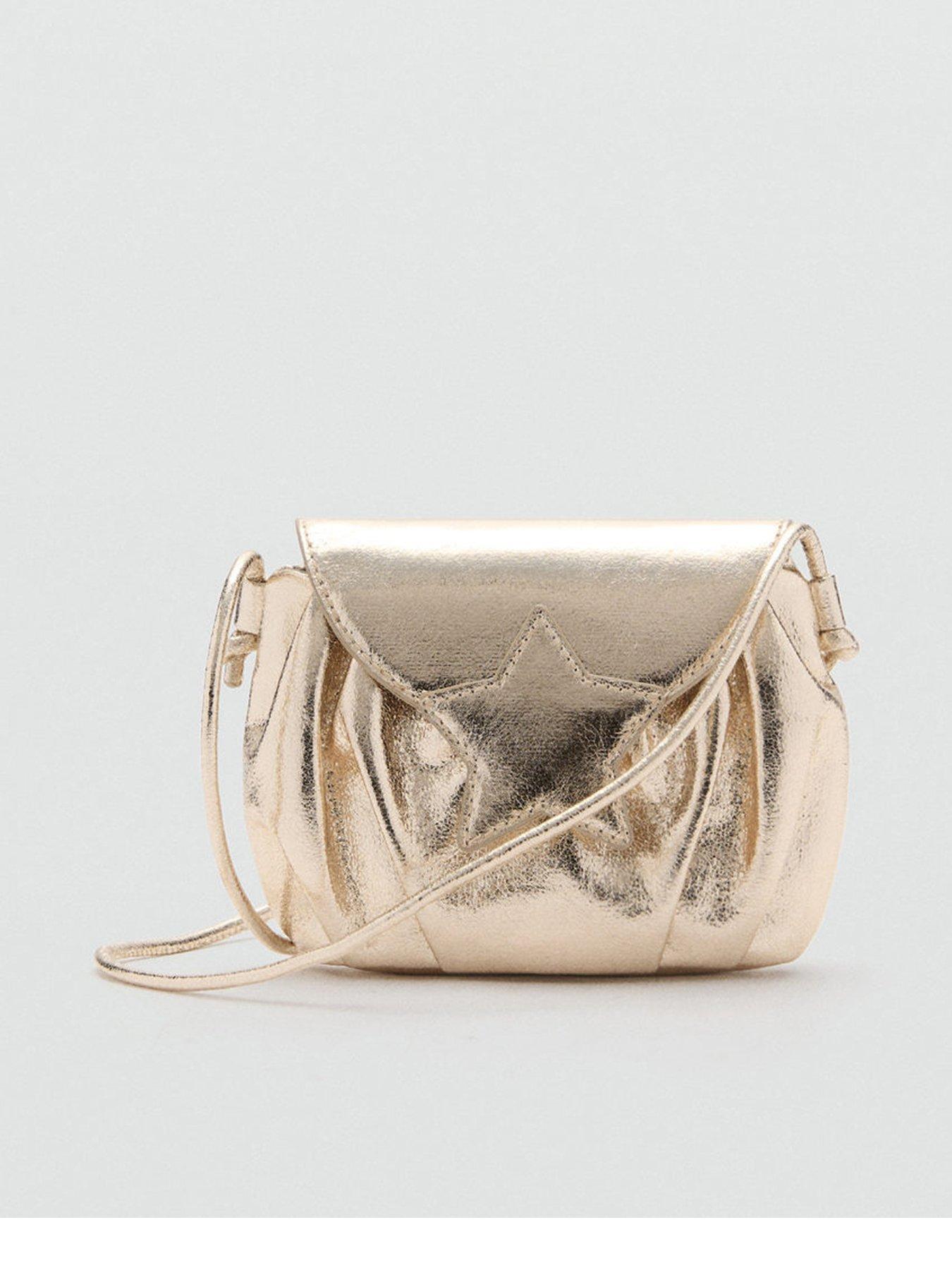 undefined Girls Metallic Star Bag - Gold