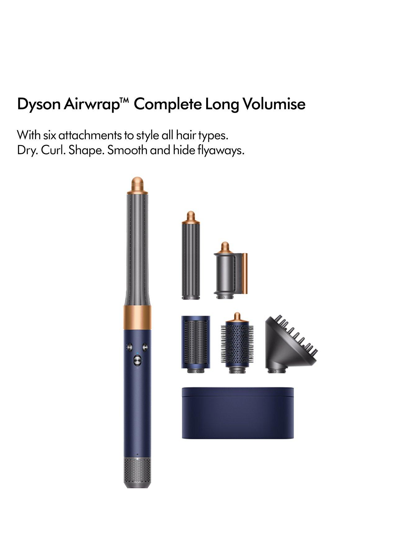 Dyson Airwrap Complete Long Volumise with Presentation Case Prussian Blue Very