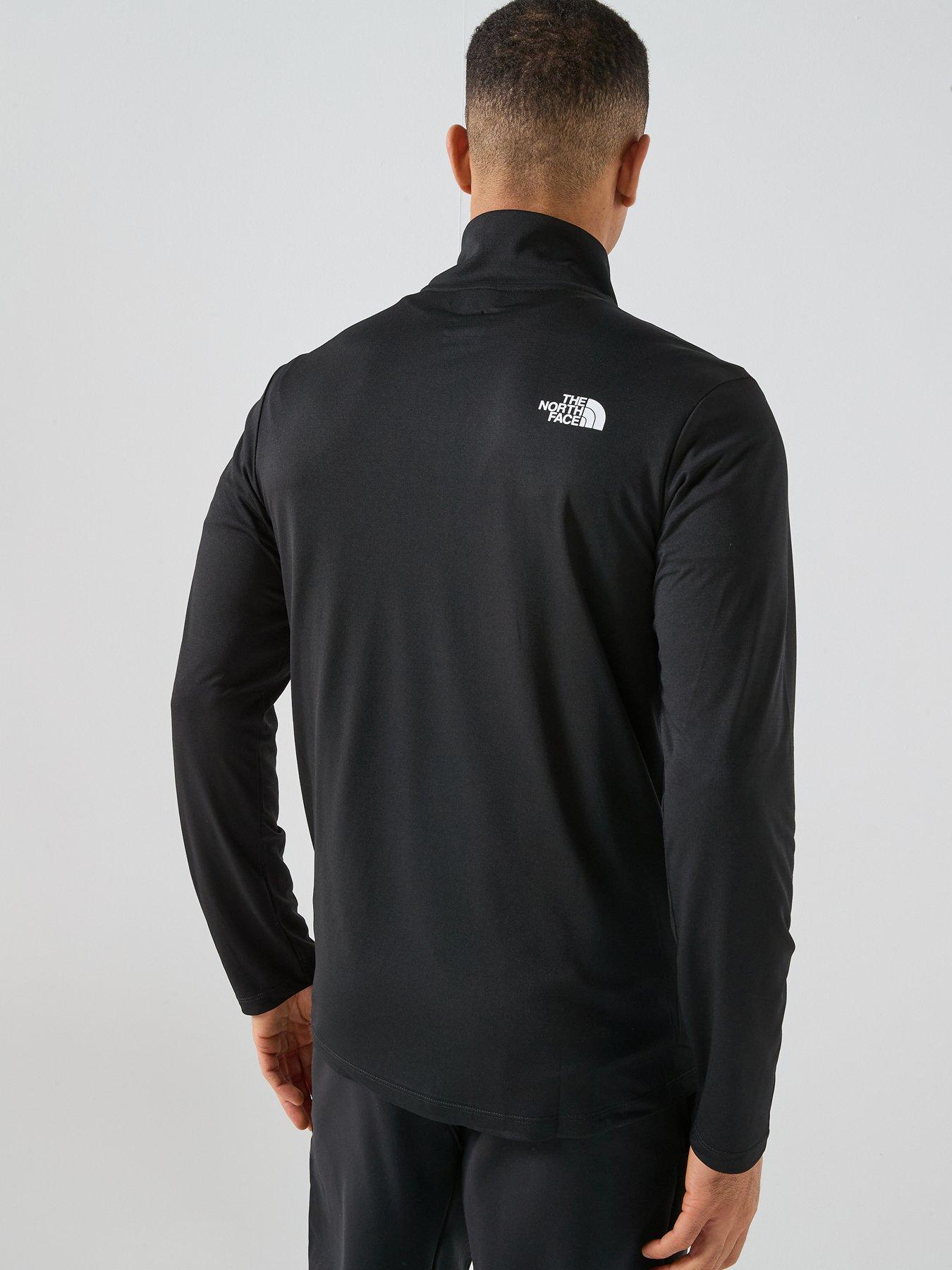 Image 2 of 6 of THE NORTH FACE Mens 24/7 1/4 Zip Tee - Black