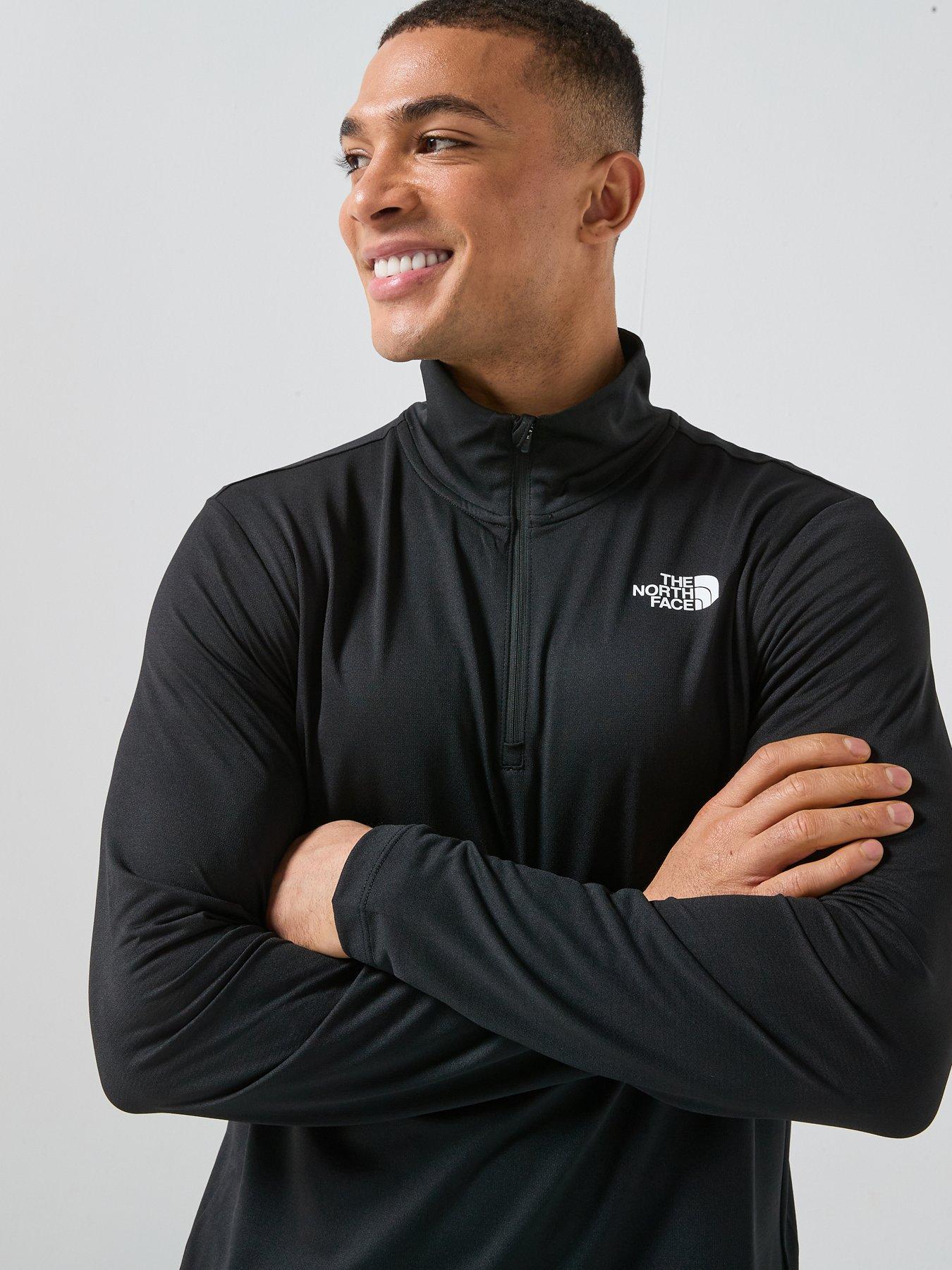 Image 6 of 6 of THE NORTH FACE Mens 24/7 1/4 Zip Tee - Black