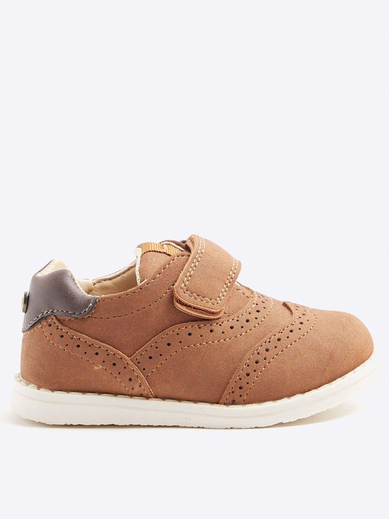 Mini Boys Brogue Shoes Brown