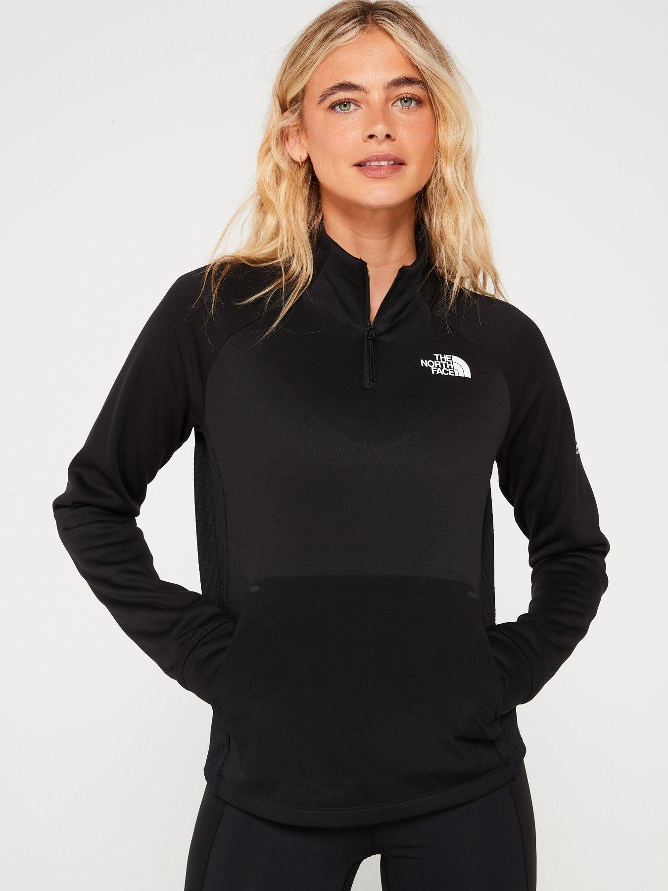 Black north face jumper womens sale