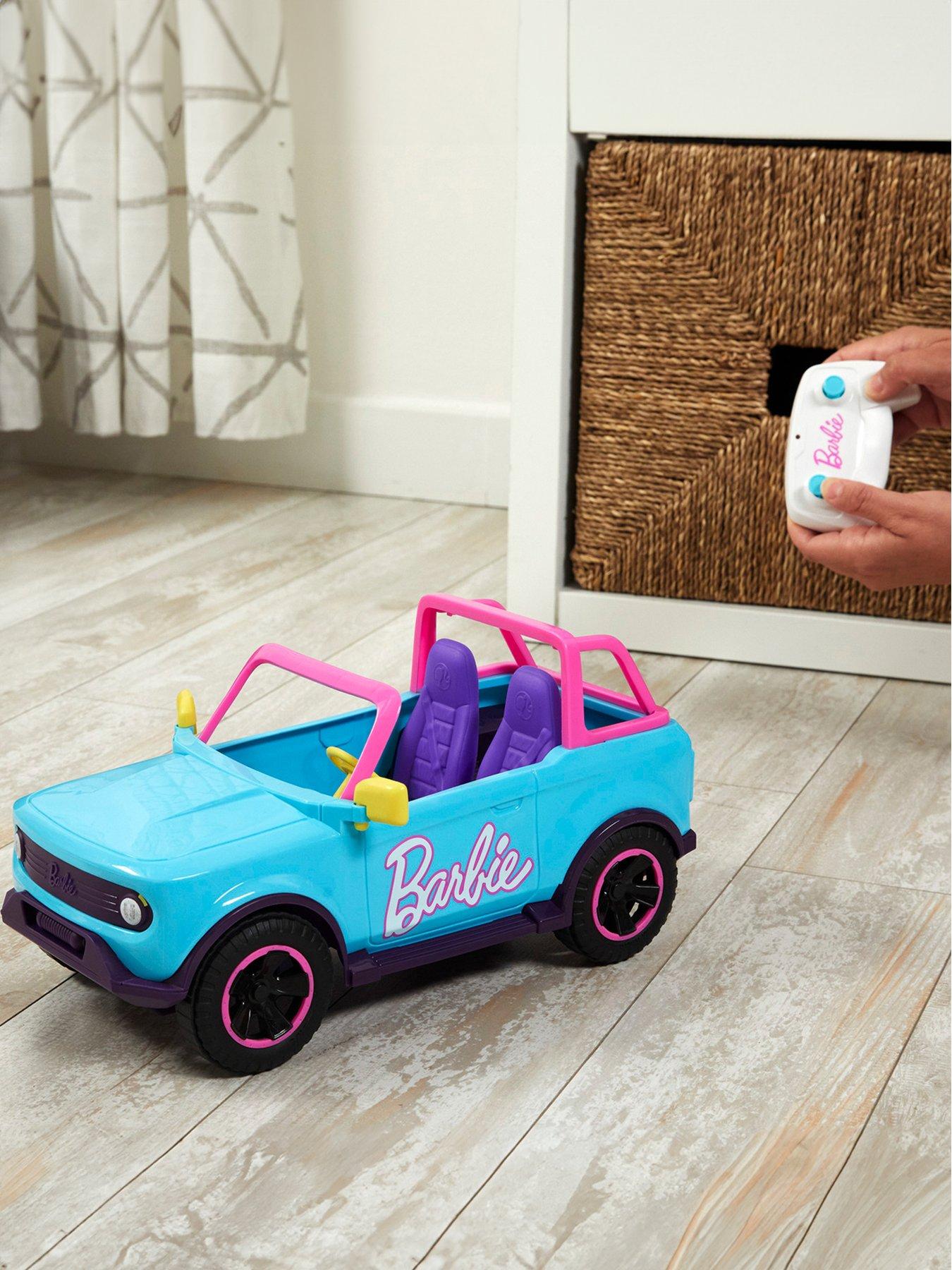 Barbie remote control suv hotsell