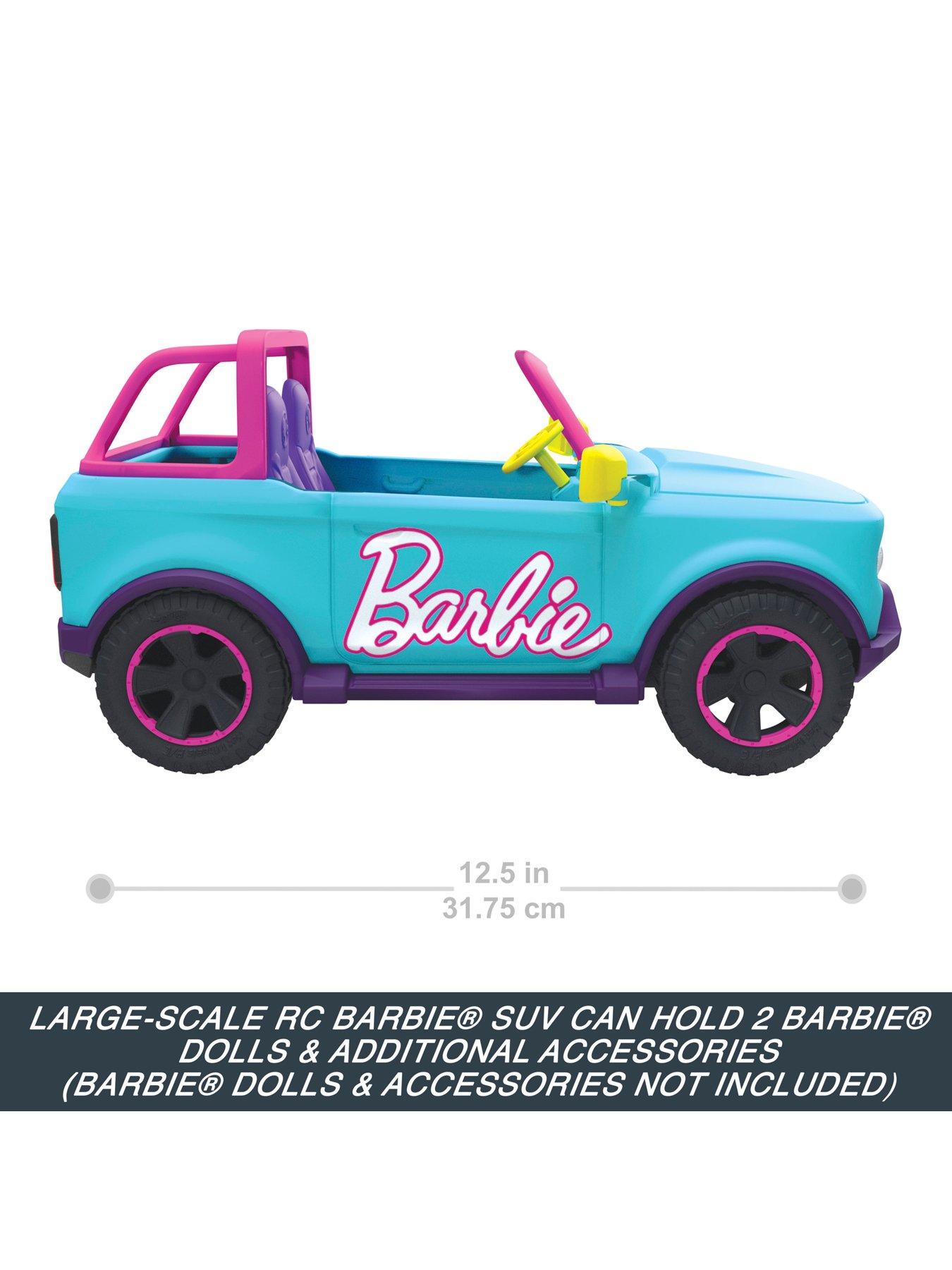 Barbie Remote Control SUV Stickers Battery Powered Toy Truck Very