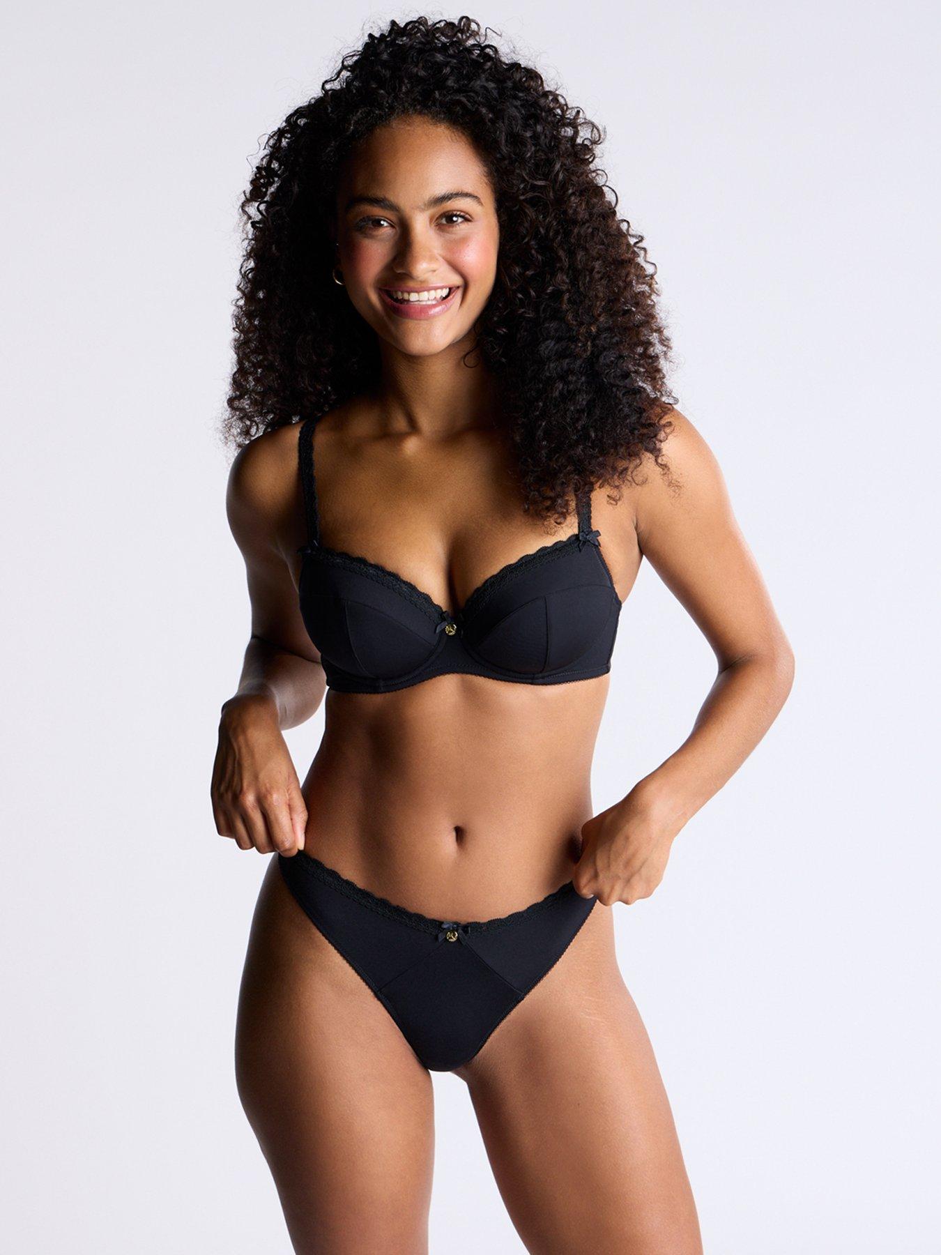 undefined Petra Balconette Bra - Black