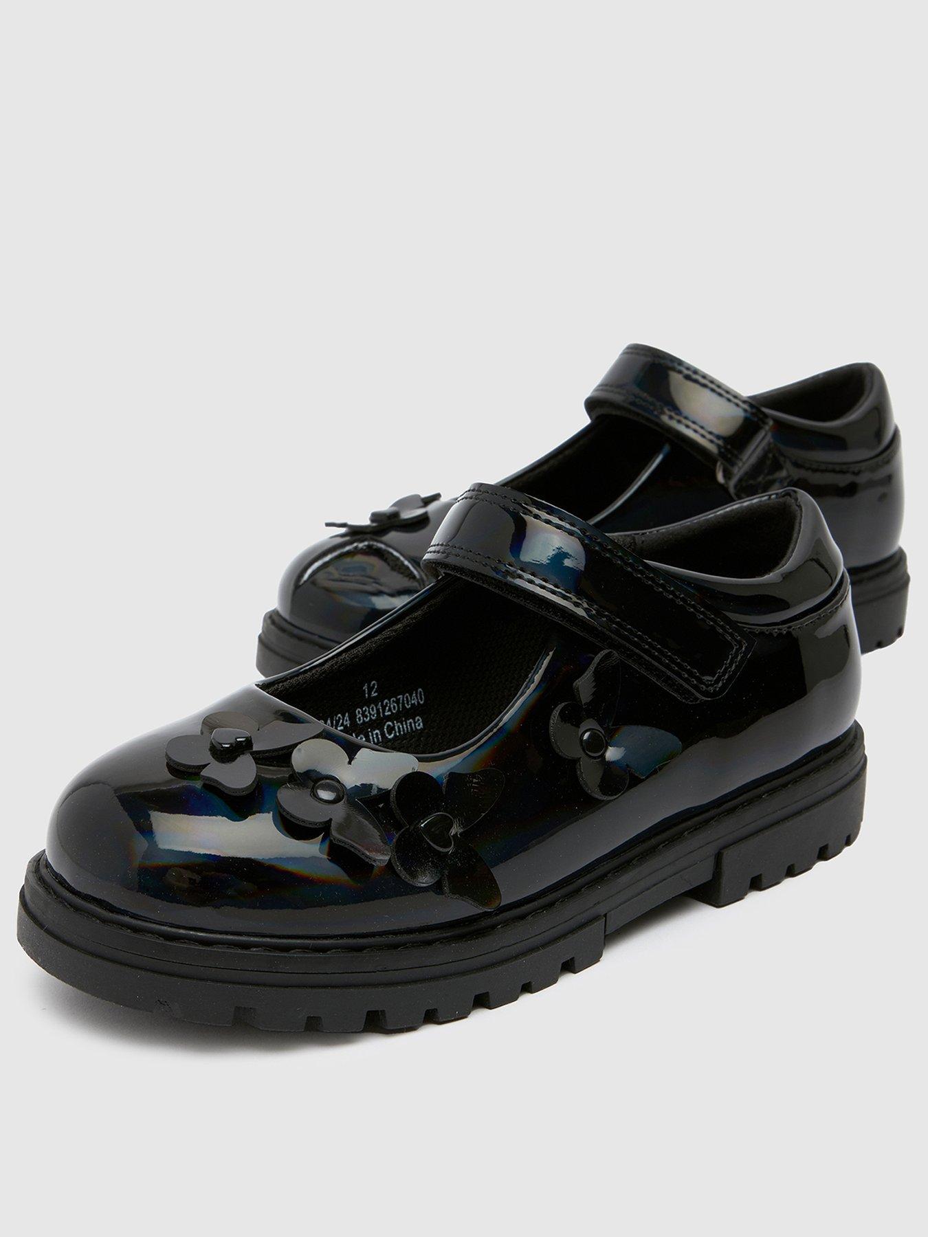 Image 2 of 4 of Schuh Lush Feature Butterfly  Junior - Black Patent