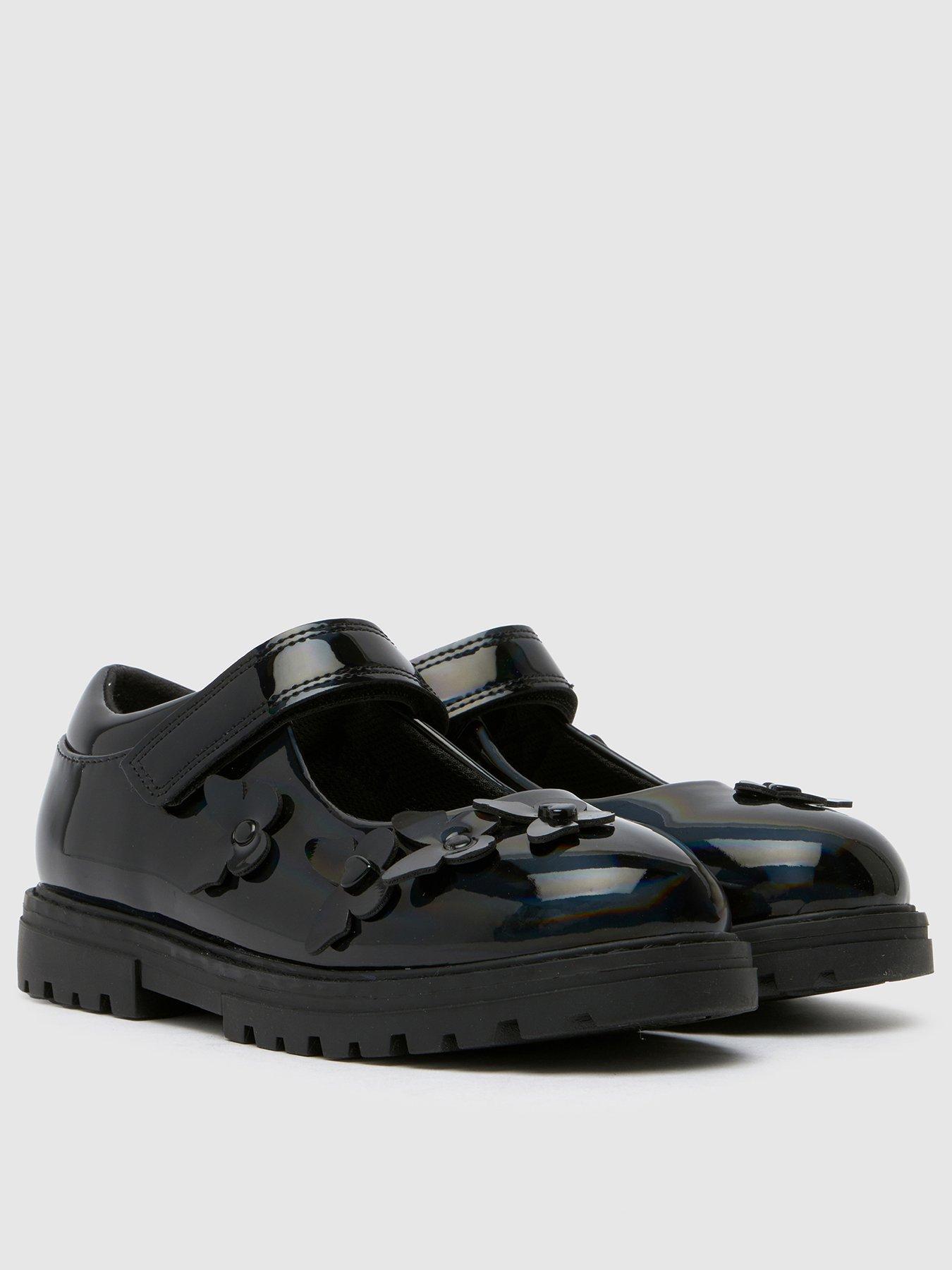 Image 3 of 4 of Schuh Lush Feature Butterfly  Junior - Black Patent