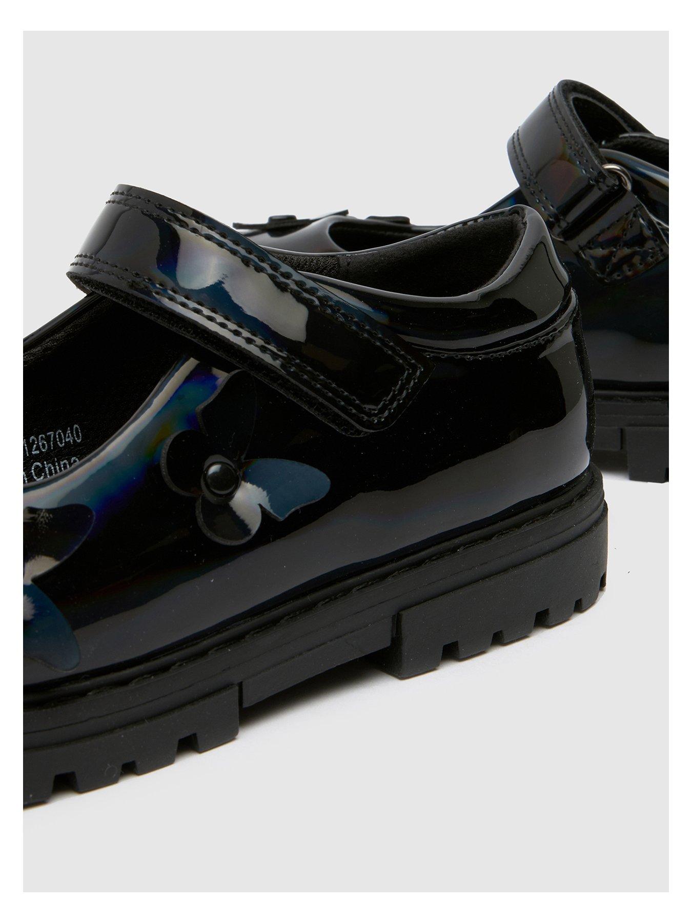 Image 4 of 4 of Schuh Lush Feature Butterfly  Junior - Black Patent