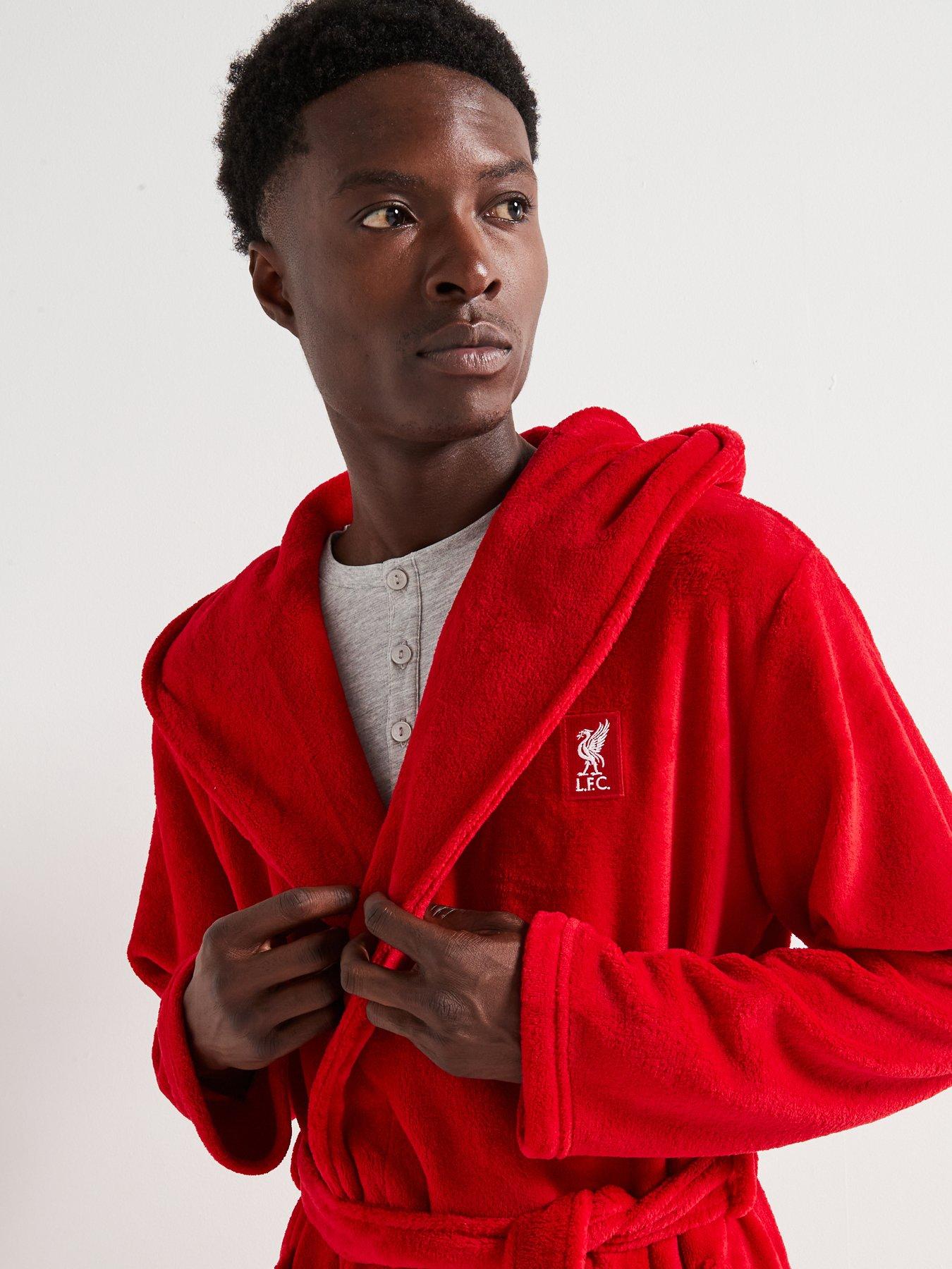 Mens Hooded Dressing Gown