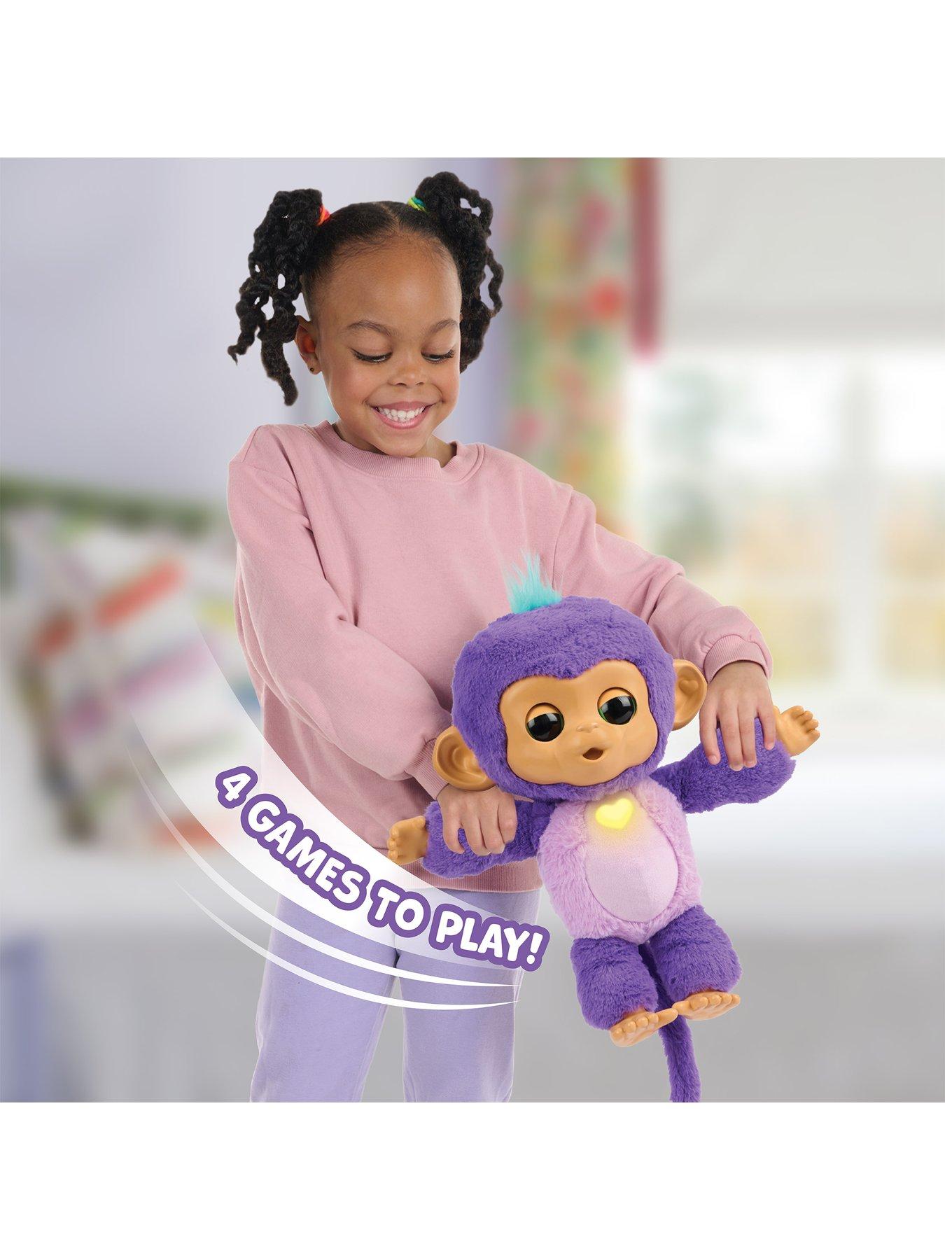 Fingerlings Care 'n' Cuddles Interactive Baby Monkey Very - Main Image