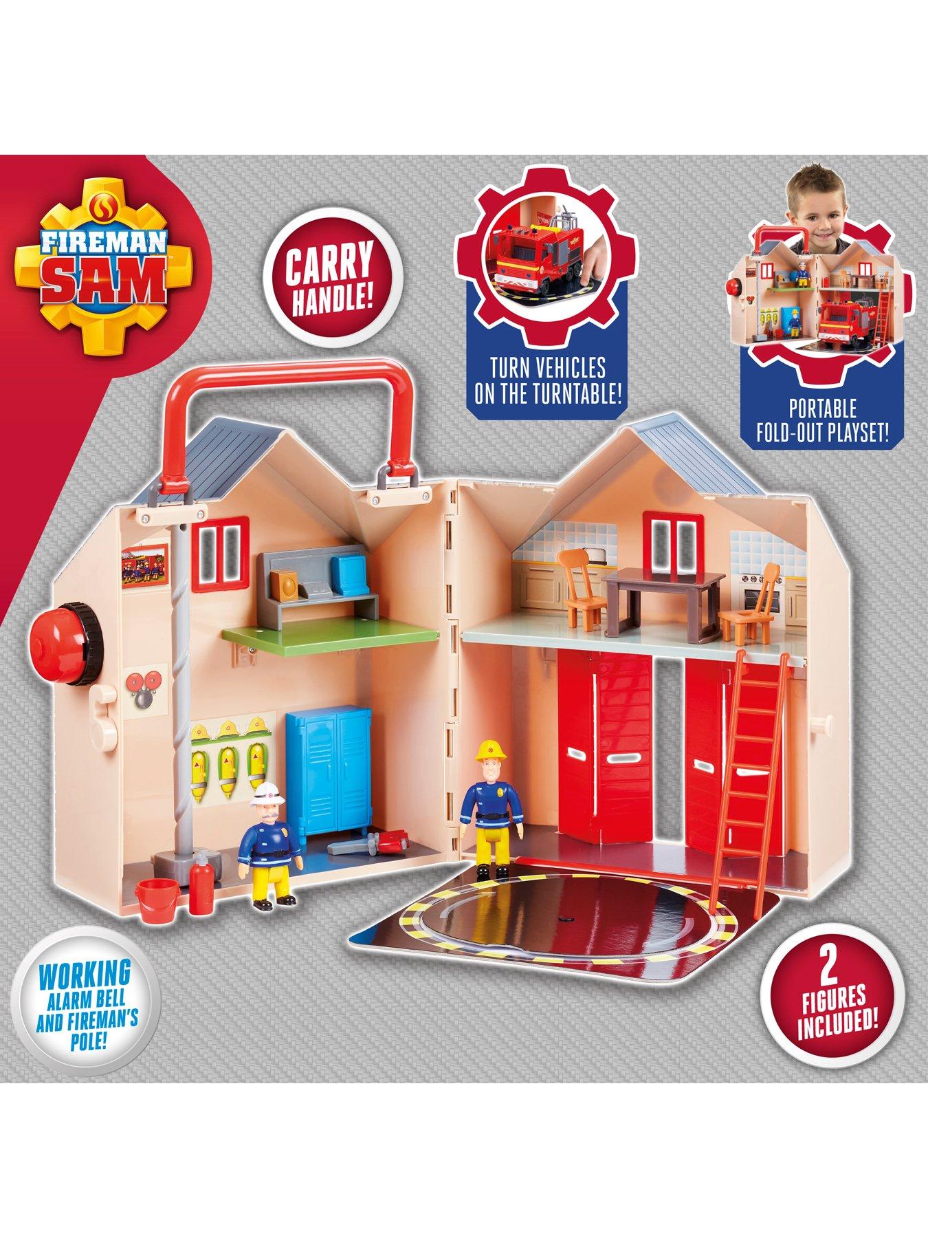 Deluxe fire station playset online