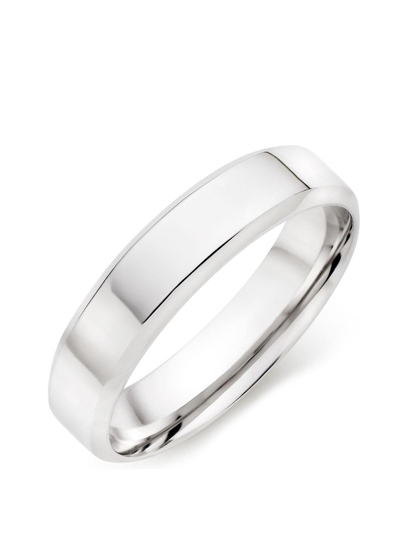 Beaverbrooks 9ct White Gold Wedding Ring