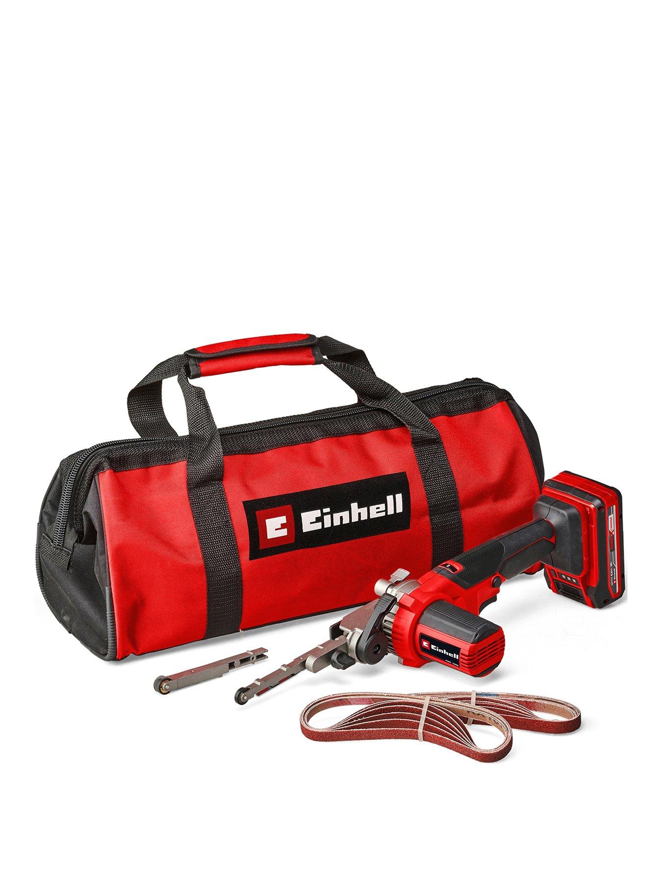 Product photograph of Einhell Pxc Cordless File Belt Sander 18v Without Battery from very.co.uk